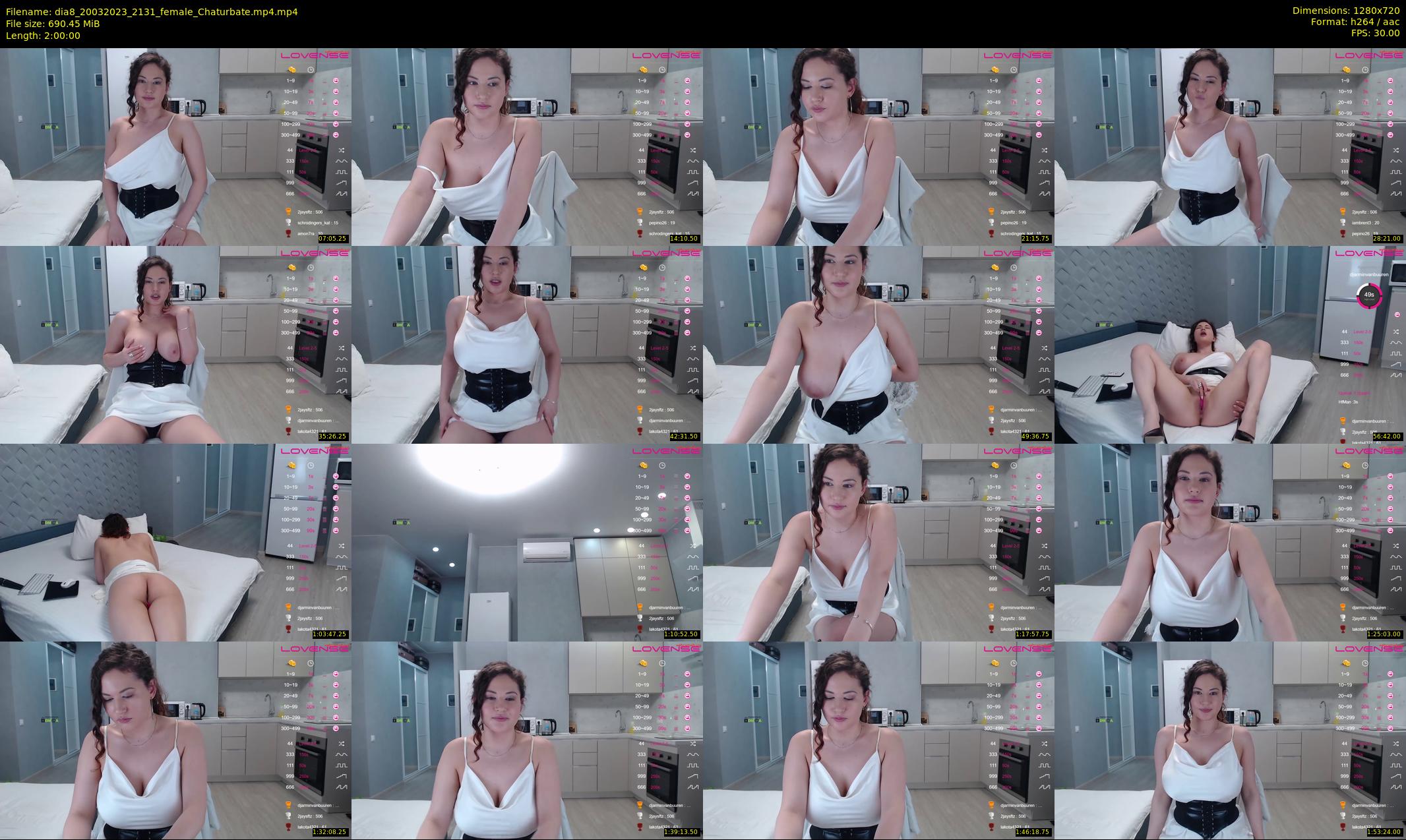 dia8 — 120 minute Chaturbate female cam show recording, 720p, Mar 20, 2023