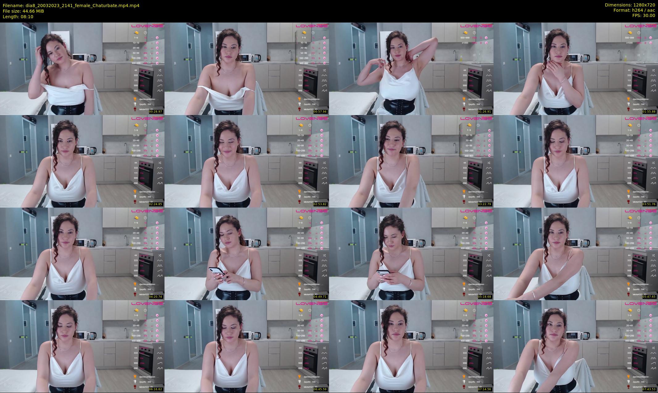 dia8 — 9 minute Chaturbate female cam show recording, 720p, Mar 20, 2023