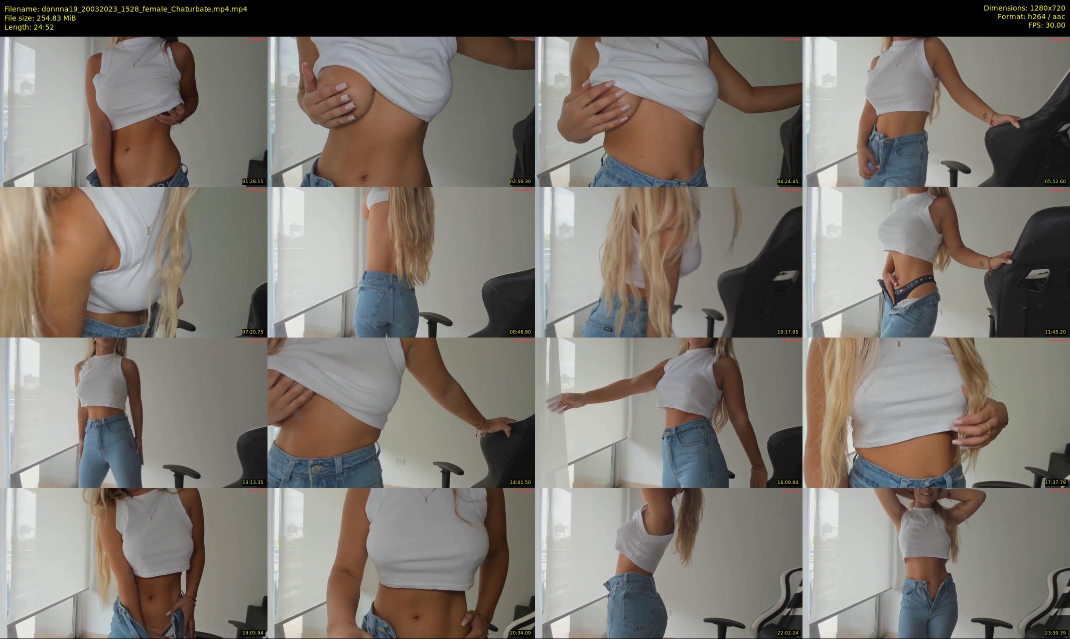 donnna19 — 25 minute Chaturbate female cam show recording, 720p, Mar 20, 2023