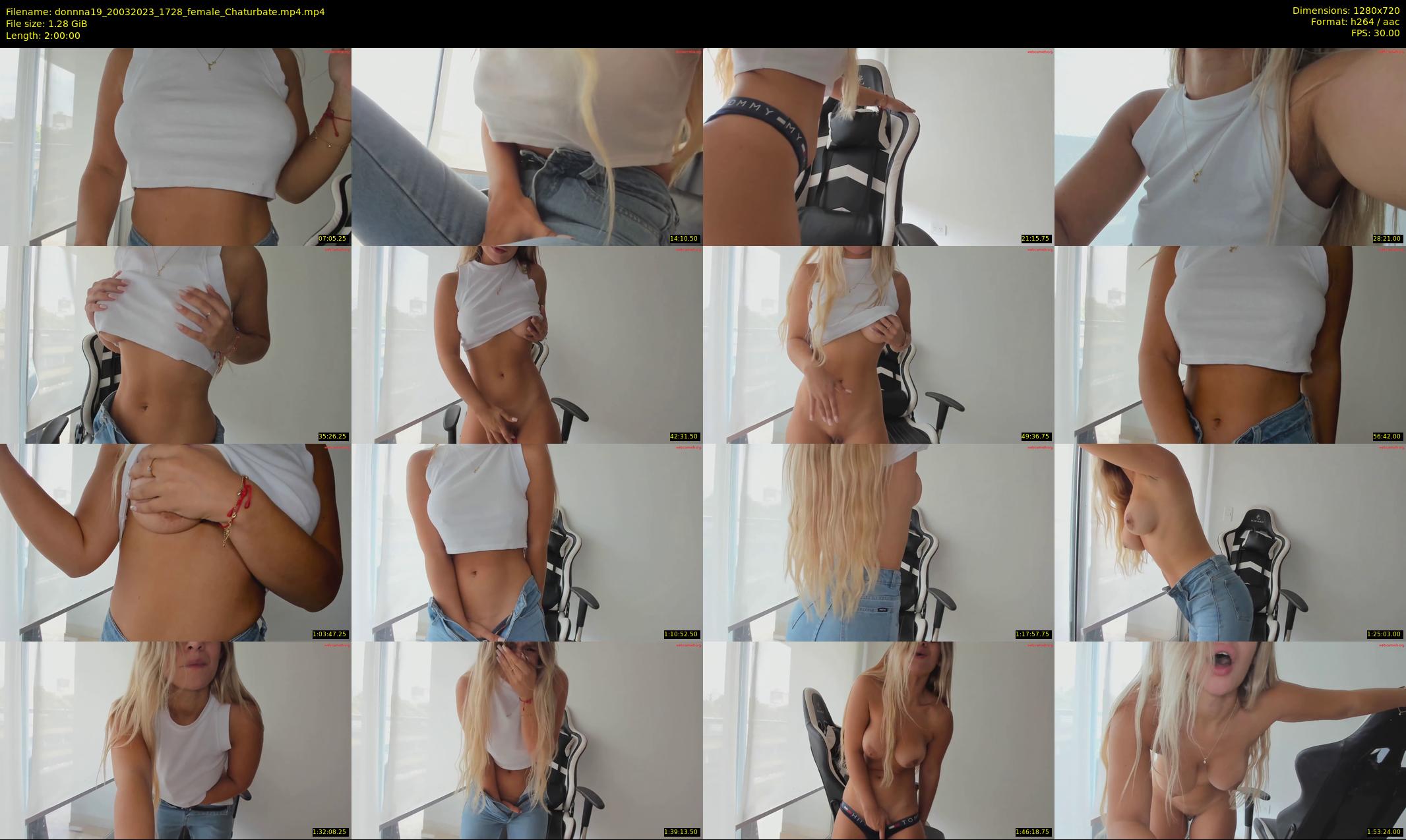 donnna19 — 120 minute Chaturbate female cam show recording, 720p, Mar 20, 2023