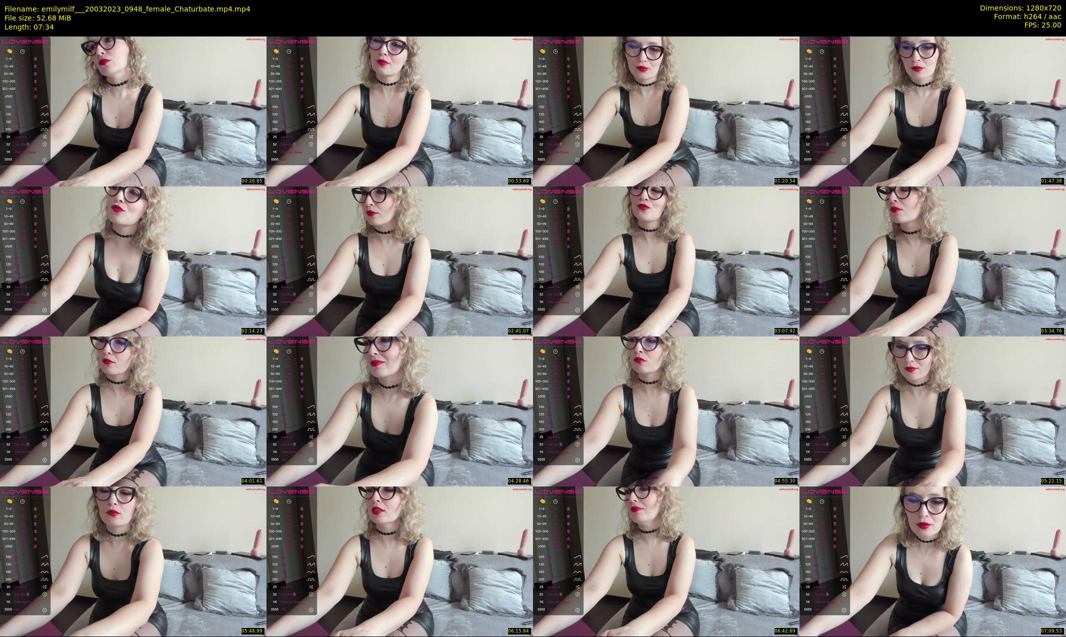 emilymilf__ — 8 minute Chaturbate female cam show recording, 720p, Mar 20, 2023
