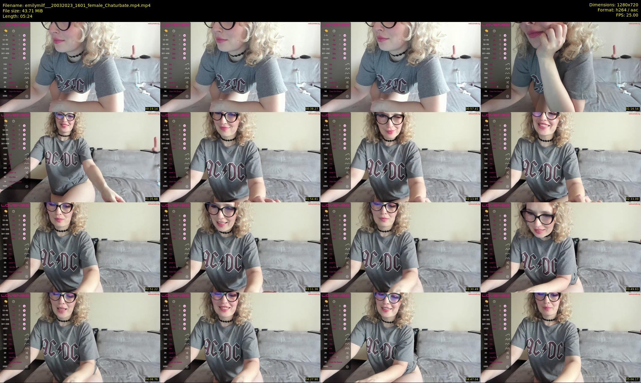 emilymilf__ — 6 minute Chaturbate female cam show recording, 720p, Mar 20, 2023