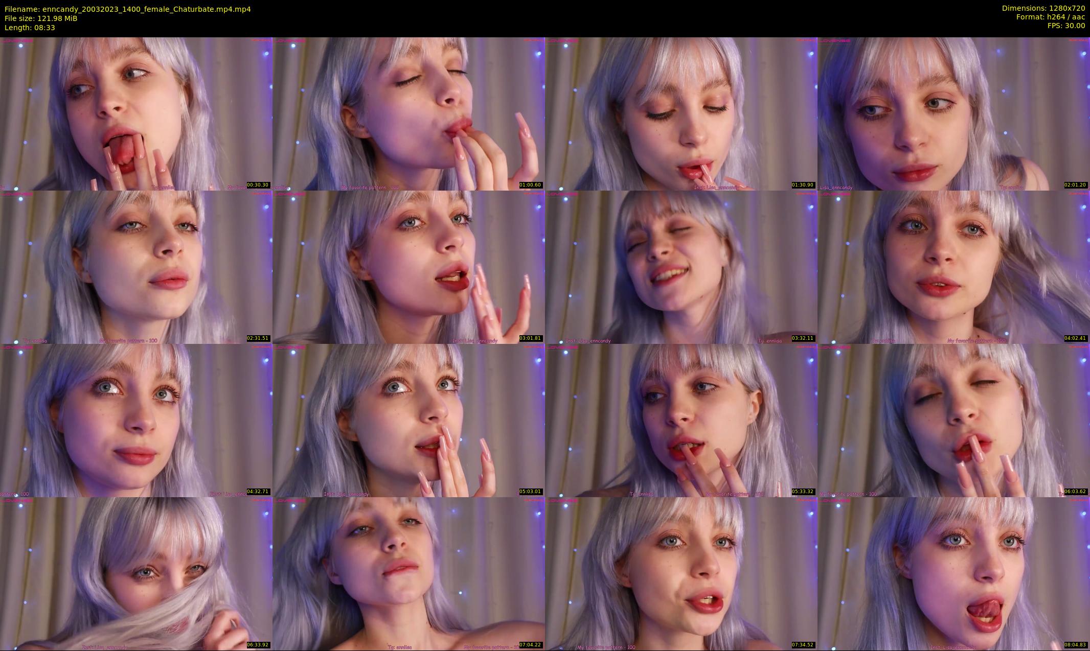 enncandy — 9 minute Chaturbate female cam show recording, 720p, Mar 20, 2023
