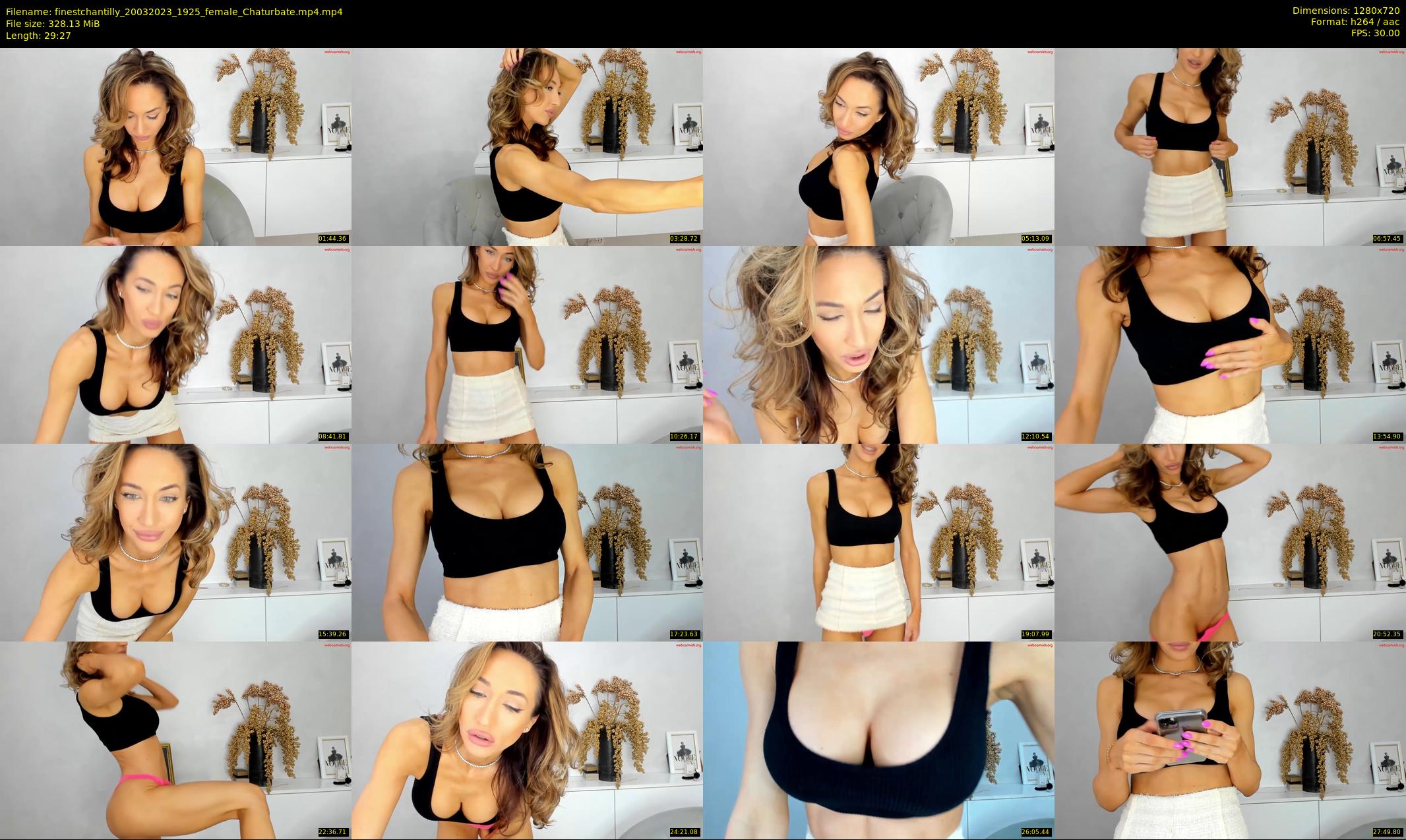 finestchantilly — 30 minute Chaturbate female cam show recording, 720p, Mar 20, 2023