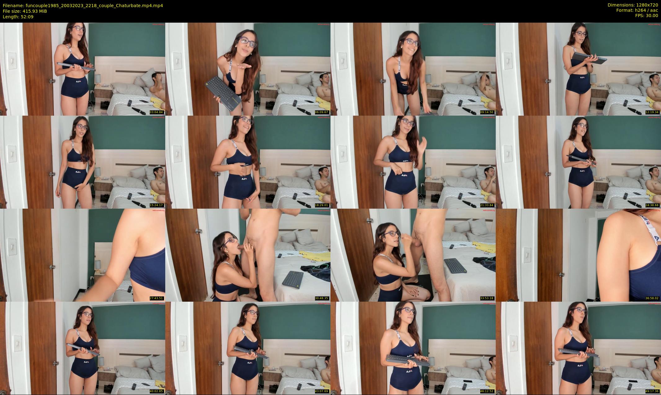 funcouple1985 — 53 minute Chaturbate couple cam show recording, 720p, Mar 20, 2023