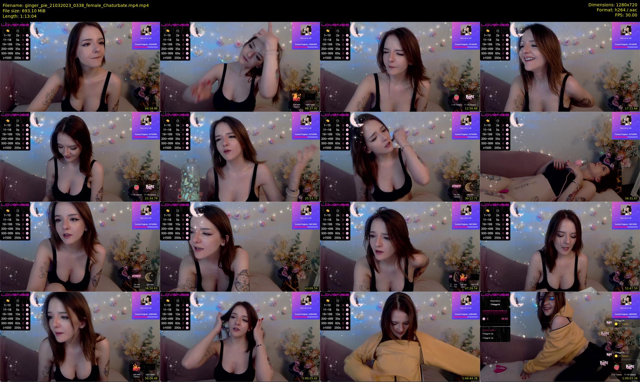 ginger_pie — 74 minute Chaturbate female cam show recording, 720p, Mar 21, 2023