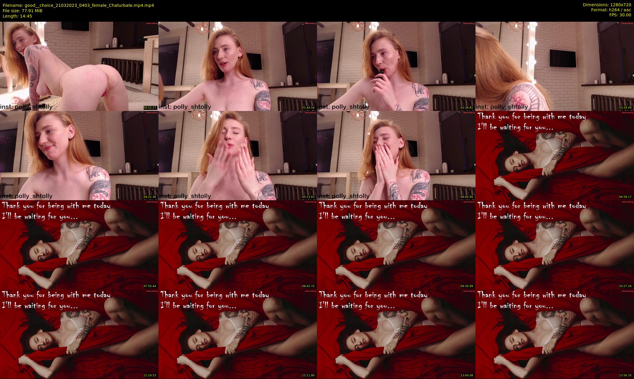 good__choice — 15 minute Chaturbate female cam show recording, 720p, Mar 21, 2023