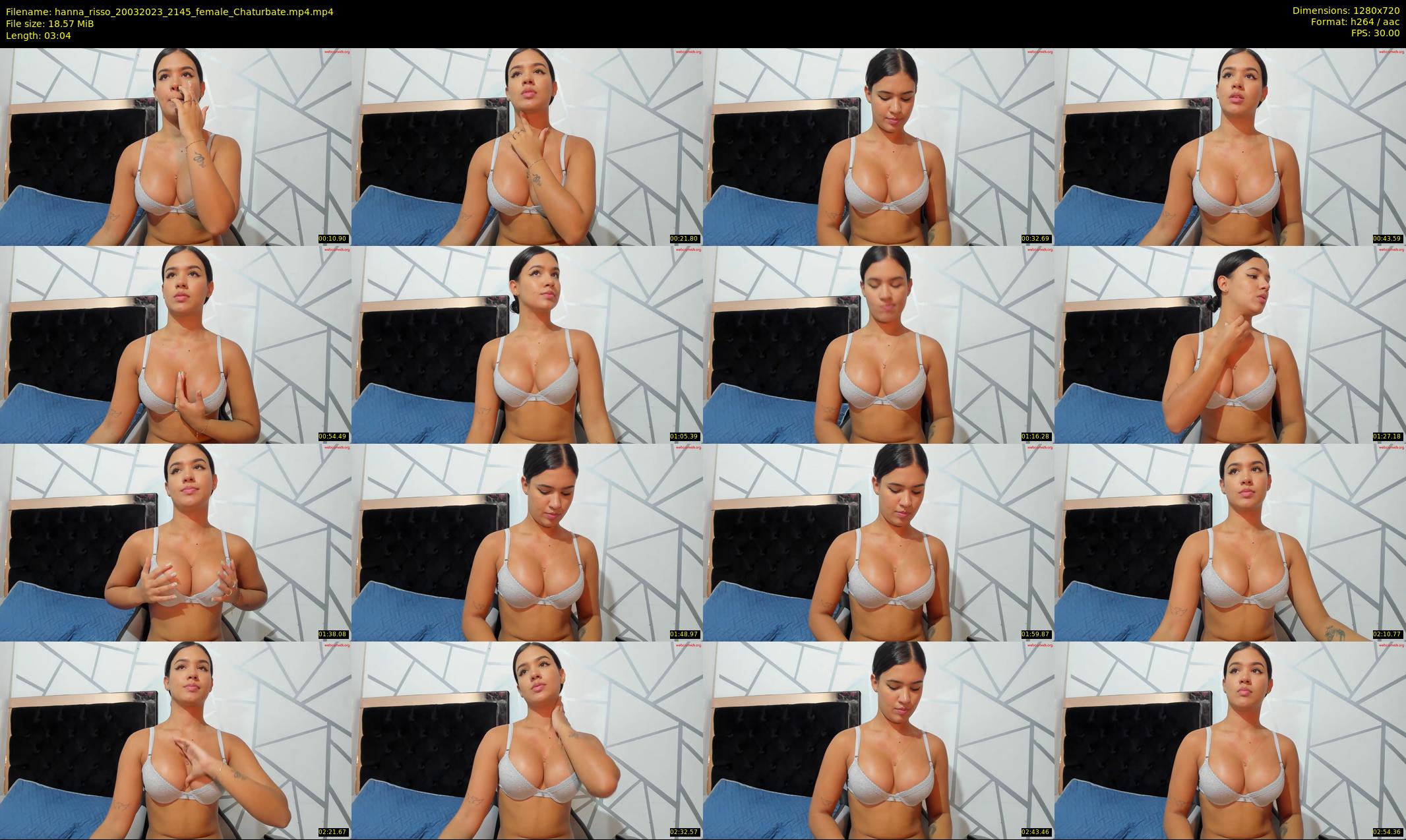 hanna_risso — 4 minute Chaturbate female cam show recording, 720p, Mar 20, 2023