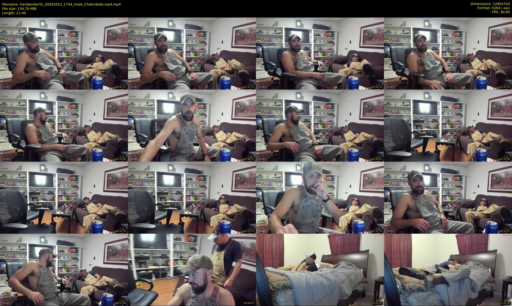 hardworkertn — 12 minute Chaturbate male cam show recording, 720p, Mar 20, 2023