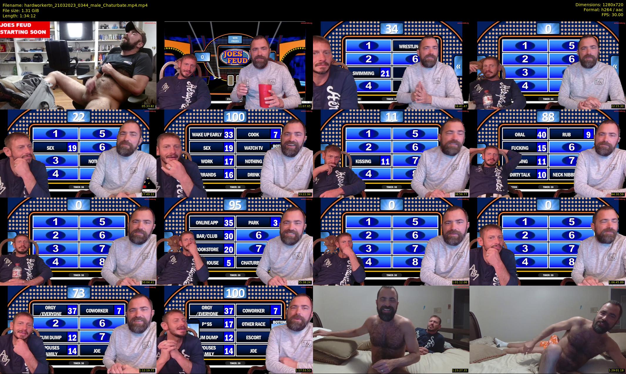 hardworkertn — 95 minute Chaturbate male cam show recording, 720p, Mar 21, 2023
