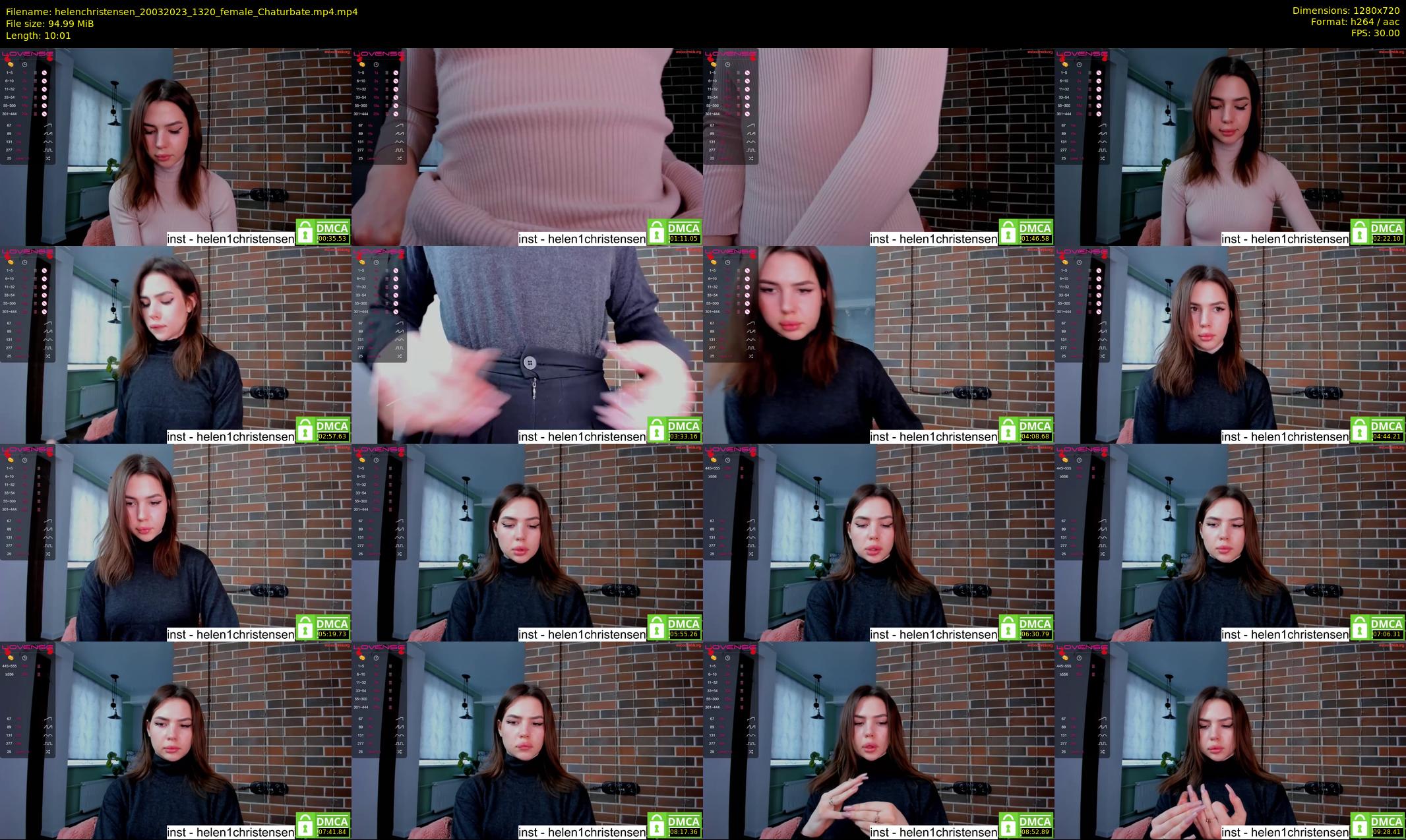 helenchristensen — 11 minute Chaturbate female cam show recording, 720p, Mar 20, 2023