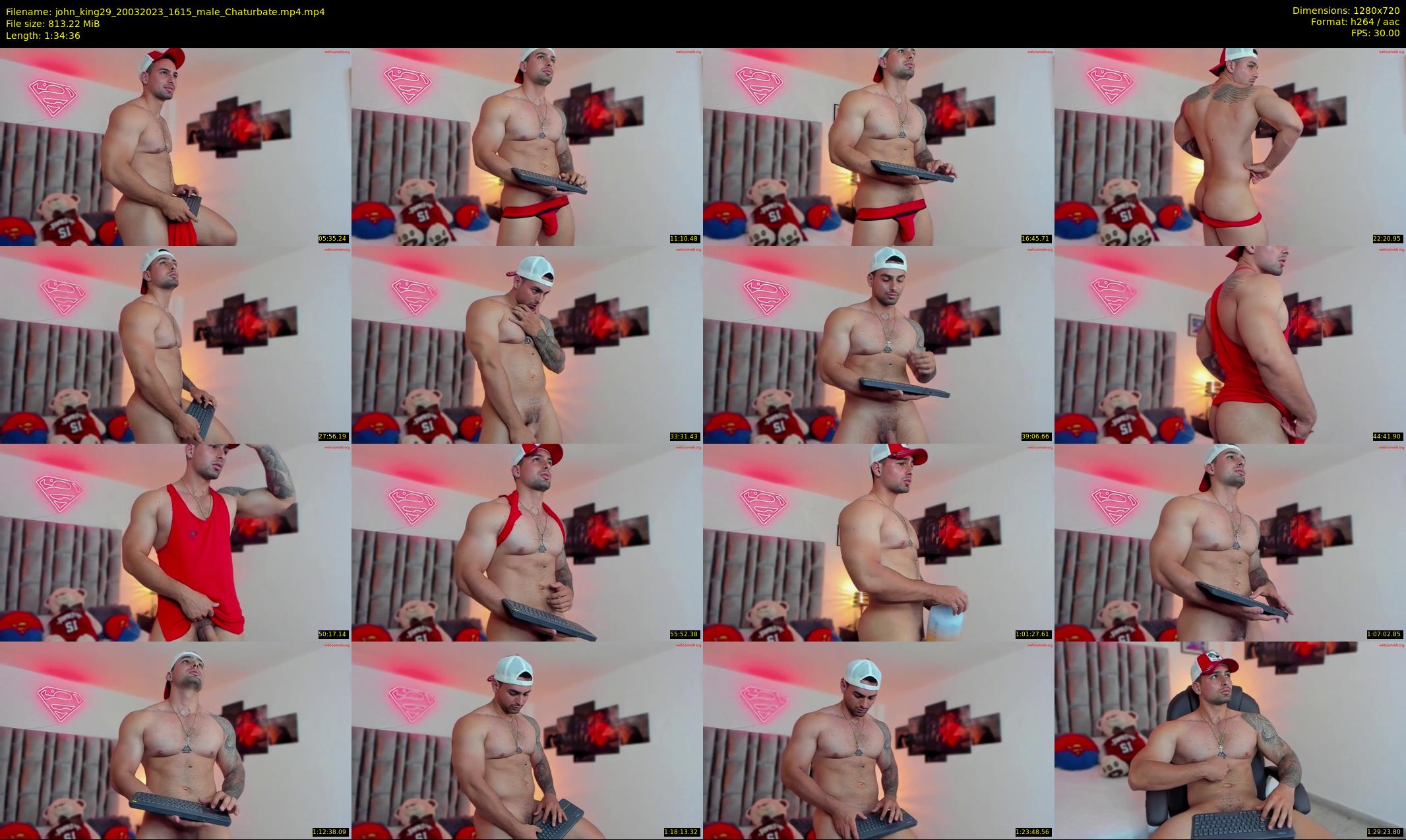 john_king29 — 95 minute Chaturbate male cam show recording, 720p, Mar 20, 2023
