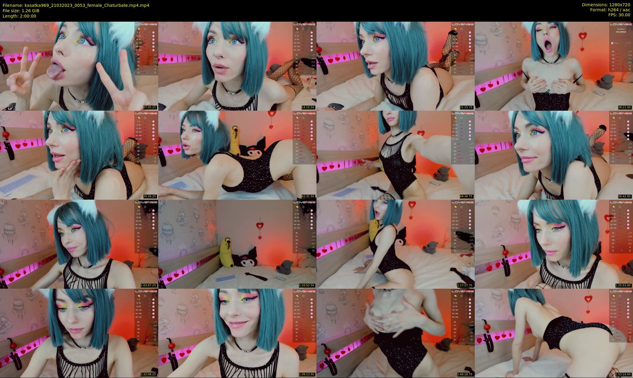 kasatka969 — 120 minute Chaturbate female cam show recording, 720p, Mar 21, 2023