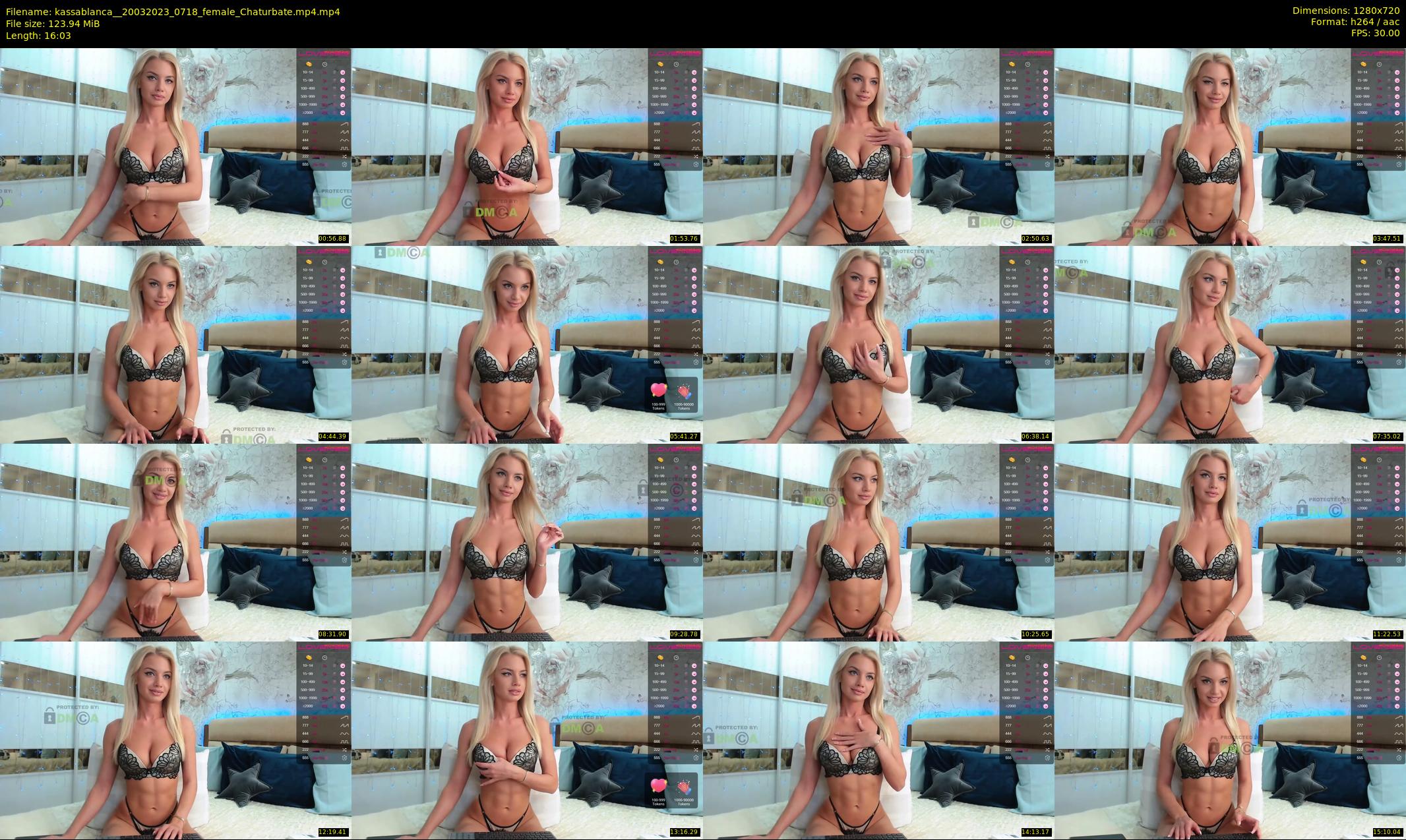 kassablanca_ — 17 minute Chaturbate female cam show recording, 720p, Mar 20, 2023
