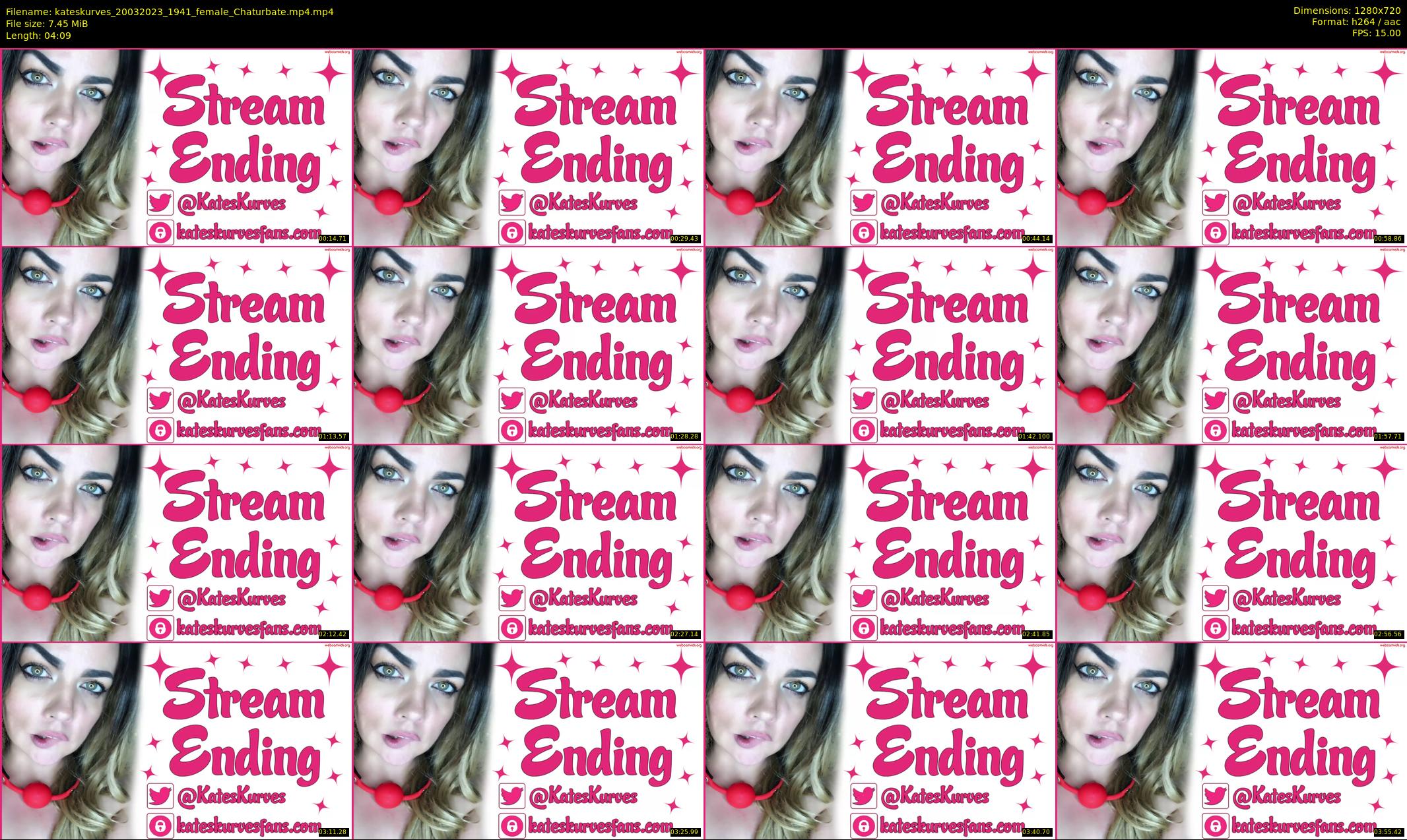 kateskurves — 5 minute Chaturbate female cam show recording, 720p, Mar 20, 2023