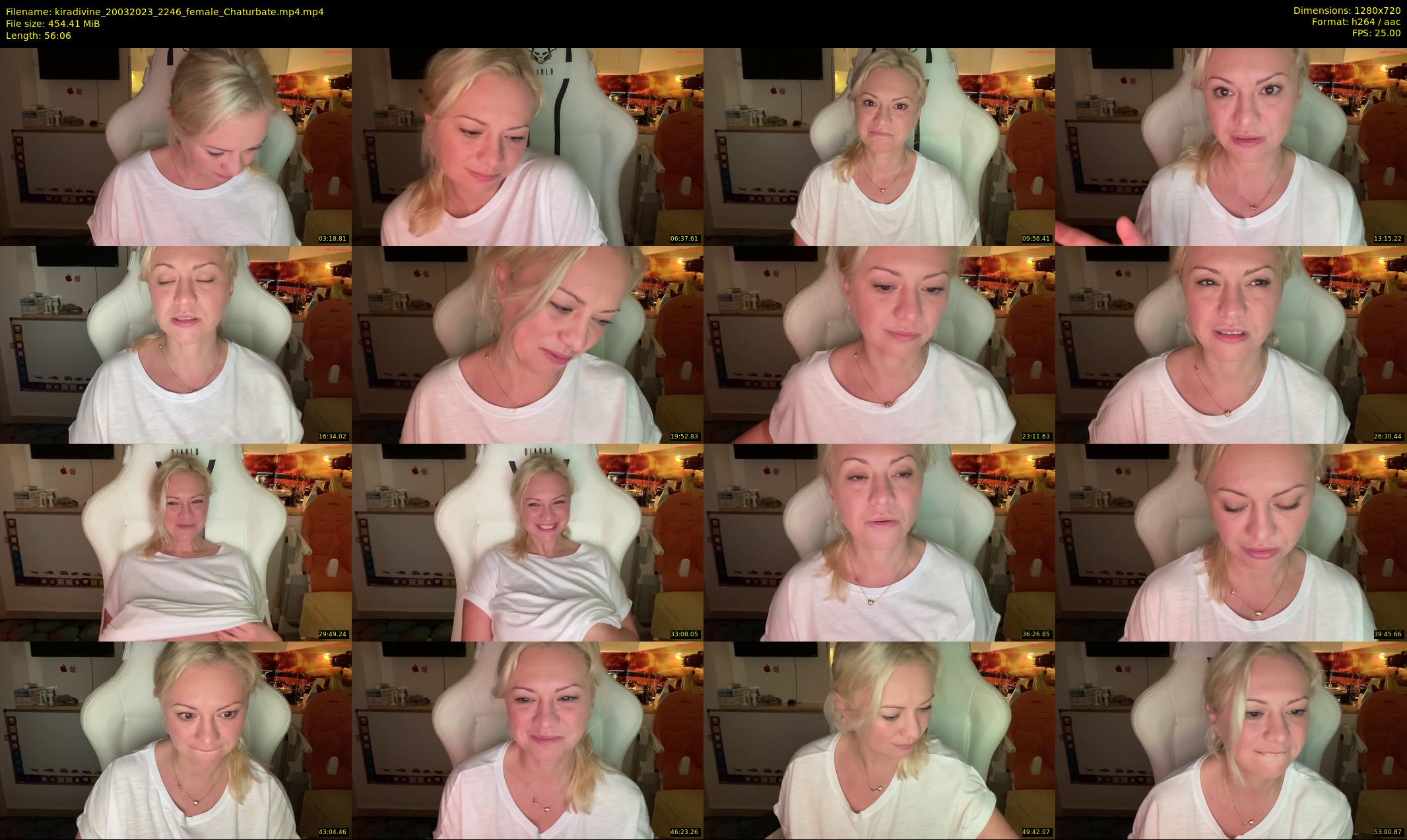 kiradivine — 57 minute Chaturbate female cam show recording, 720p, Mar 20, 2023