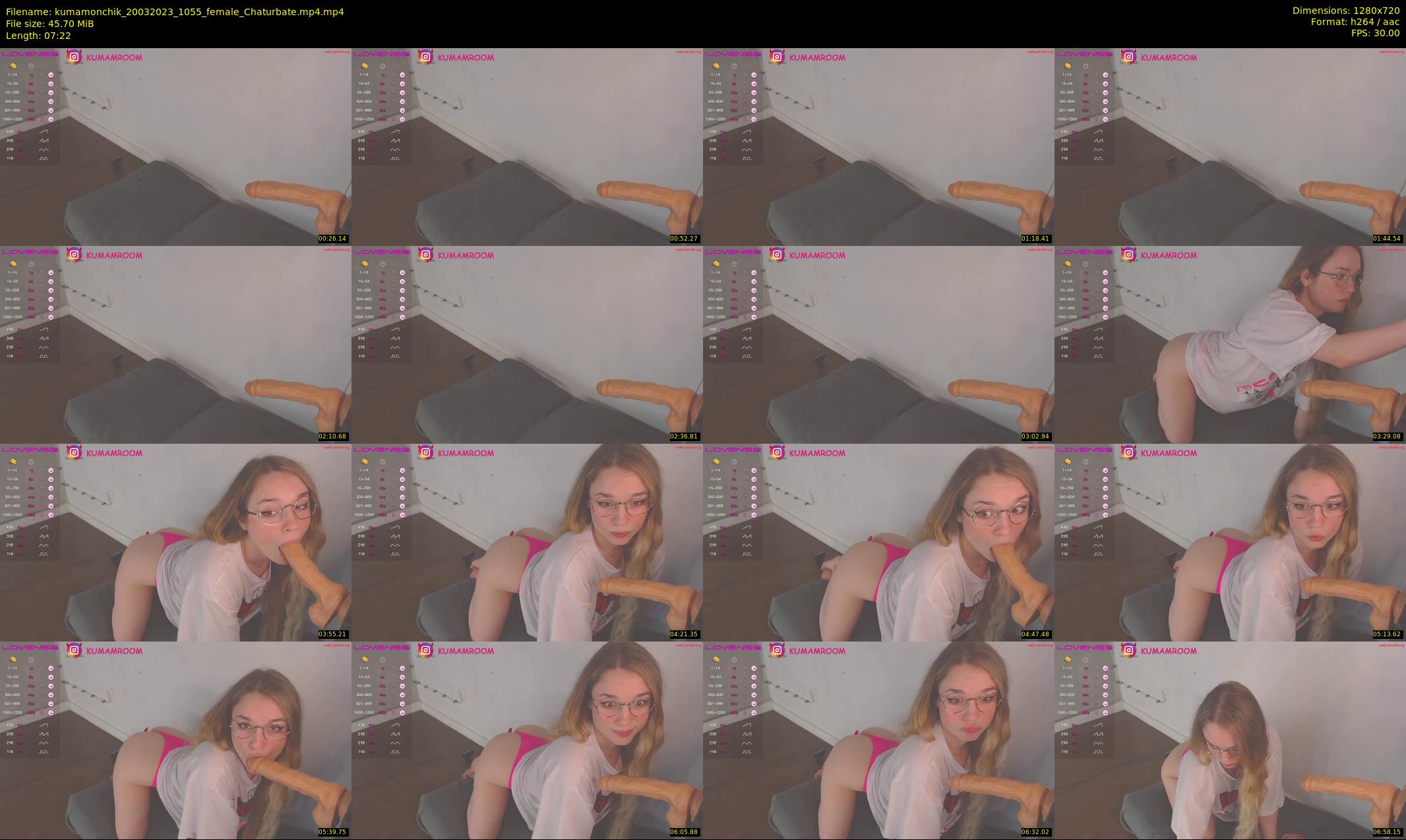kumamonchik — 8 minute Chaturbate couple cam show recording, 720p, Mar 20, 2023