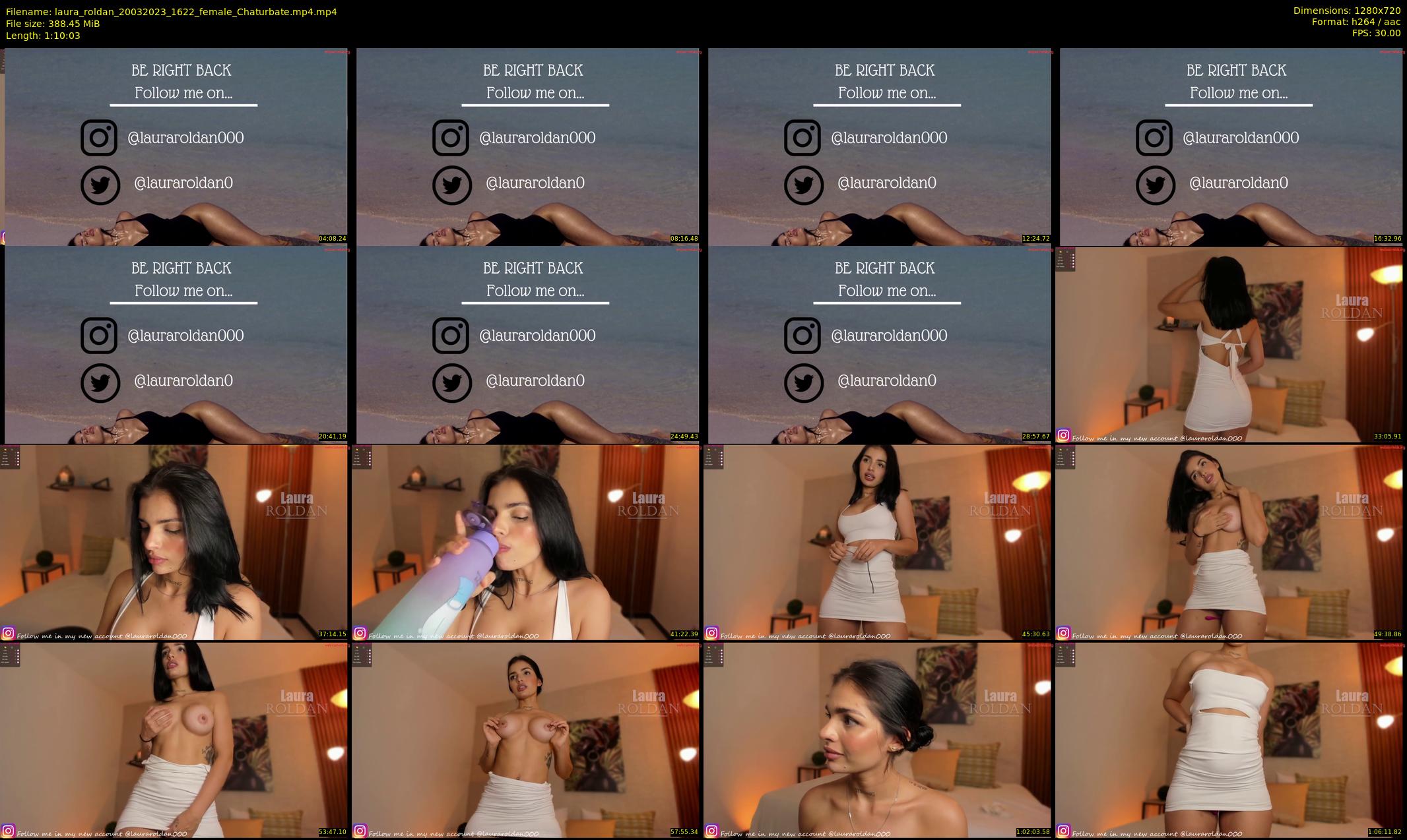 laura_roldan — 71 minute Chaturbate female cam show recording, 720p, Mar 20, 2023