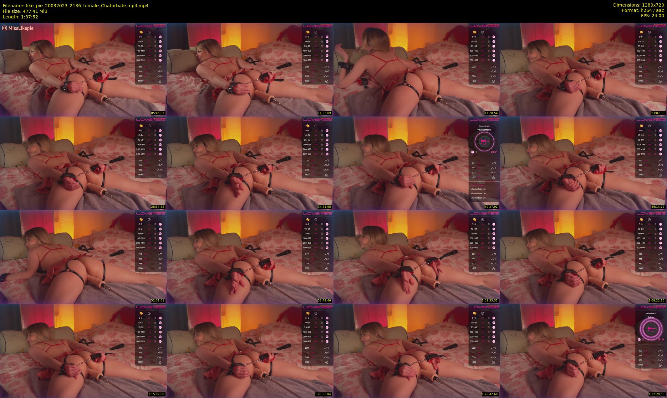 like_pie — 98 minute Chaturbate couple cam show recording, 720p, Mar 20, 2023
