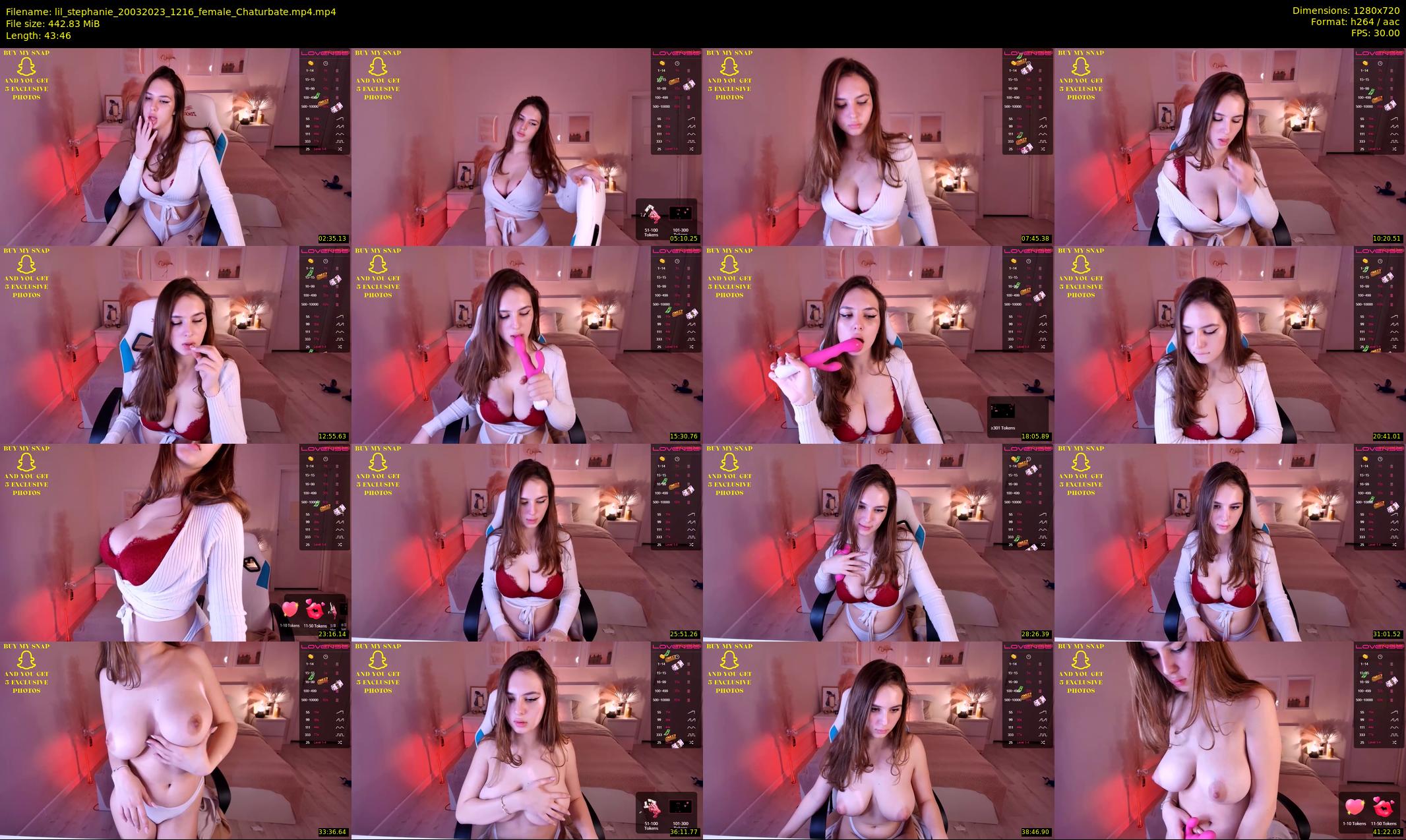 lil_stephanie — 44 minute Chaturbate female cam show recording, 720p, Mar 20, 2023