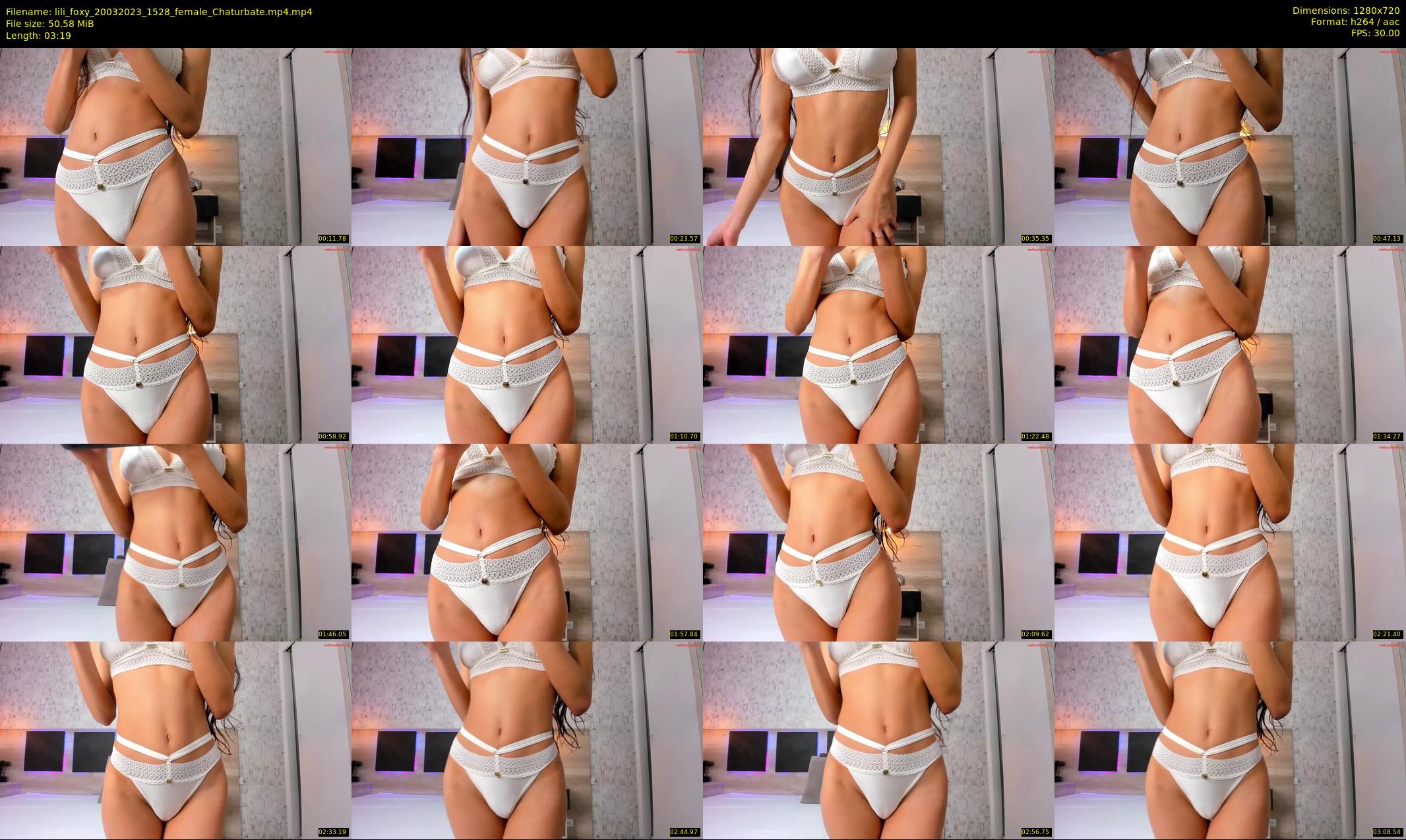lili_foxy — 4 minute Chaturbate female cam show recording, 720p, Mar 20, 2023