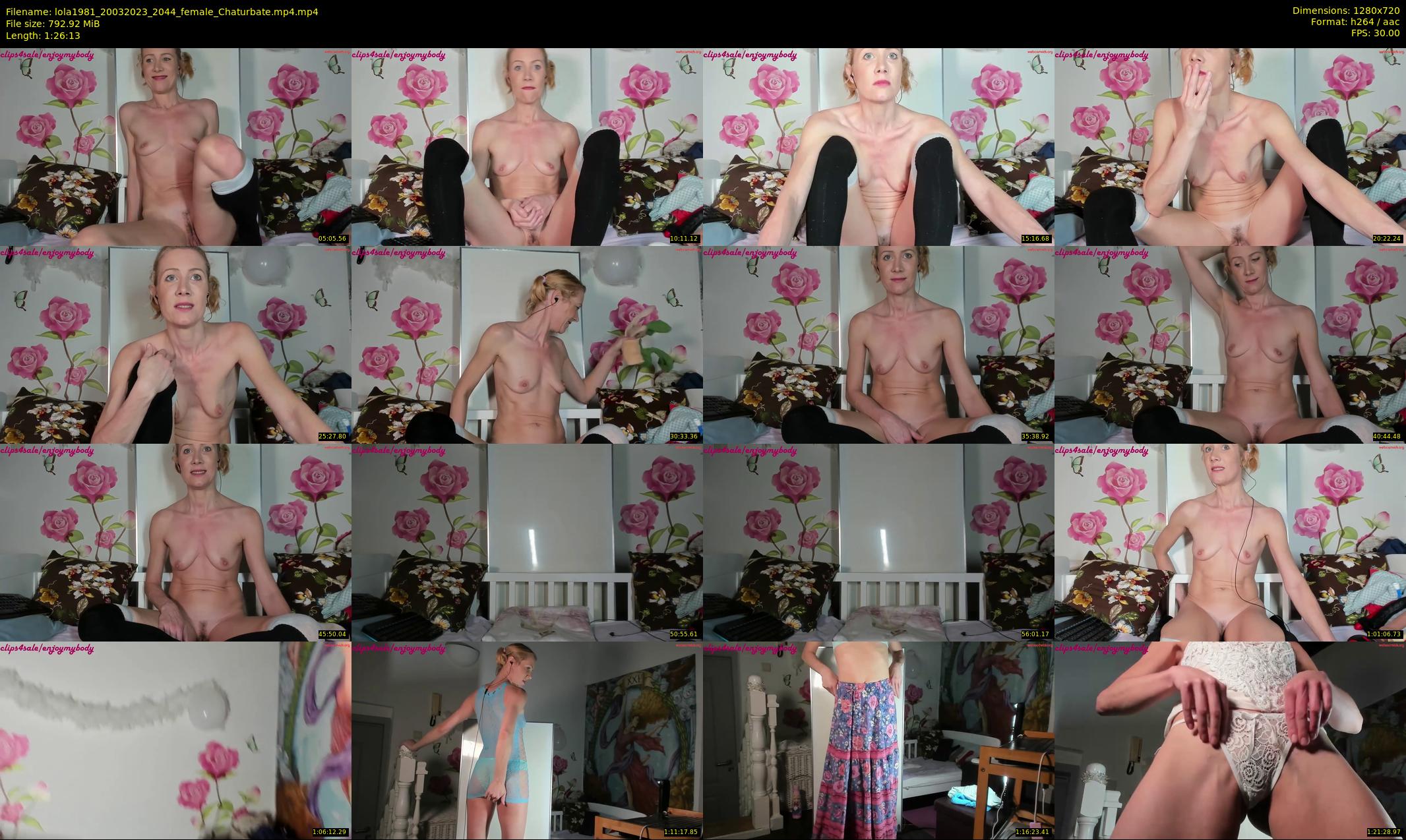 lola1981 — 87 minute Chaturbate female cam show recording, 720p, Mar 20, 2023