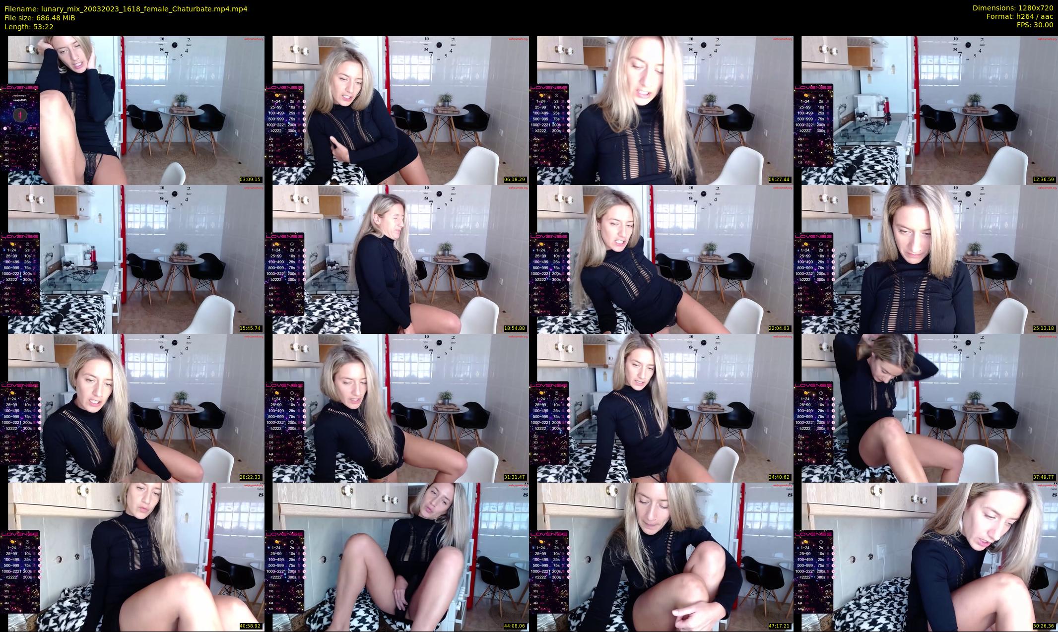 lunary_mix — 54 minute Chaturbate couple cam show recording, 720p, Mar 20, 2023