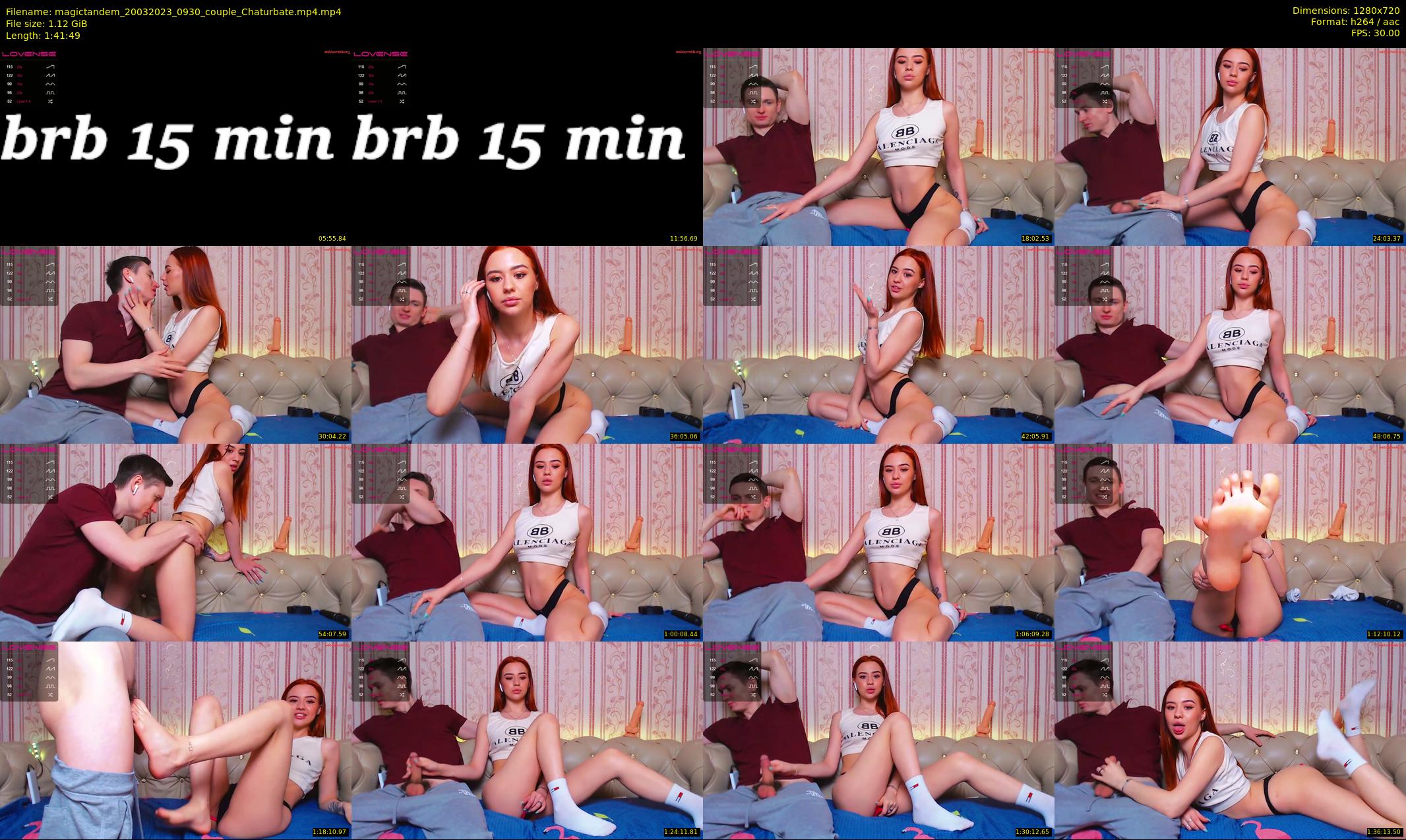 magictandem — 102 minute Chaturbate couple cam show recording, 720p, Mar 20, 2023