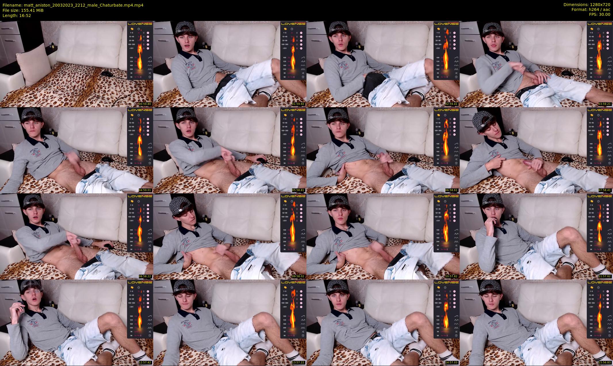 matt_aniston — 17 minute Chaturbate male cam show recording, 720p, Mar 20, 2023