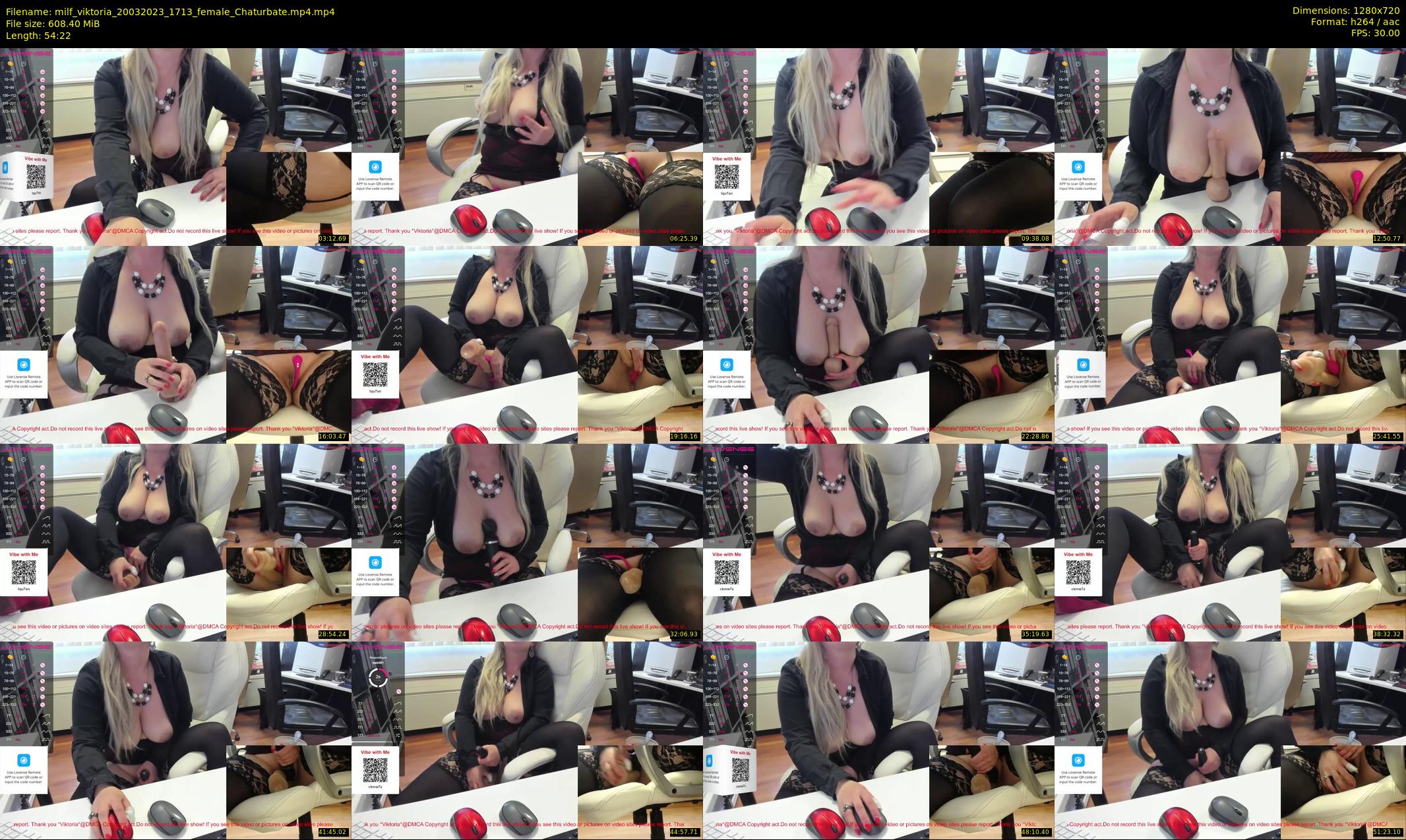 milf_viktoria — 55 minute Chaturbate female cam show recording, 720p, Mar 20, 2023