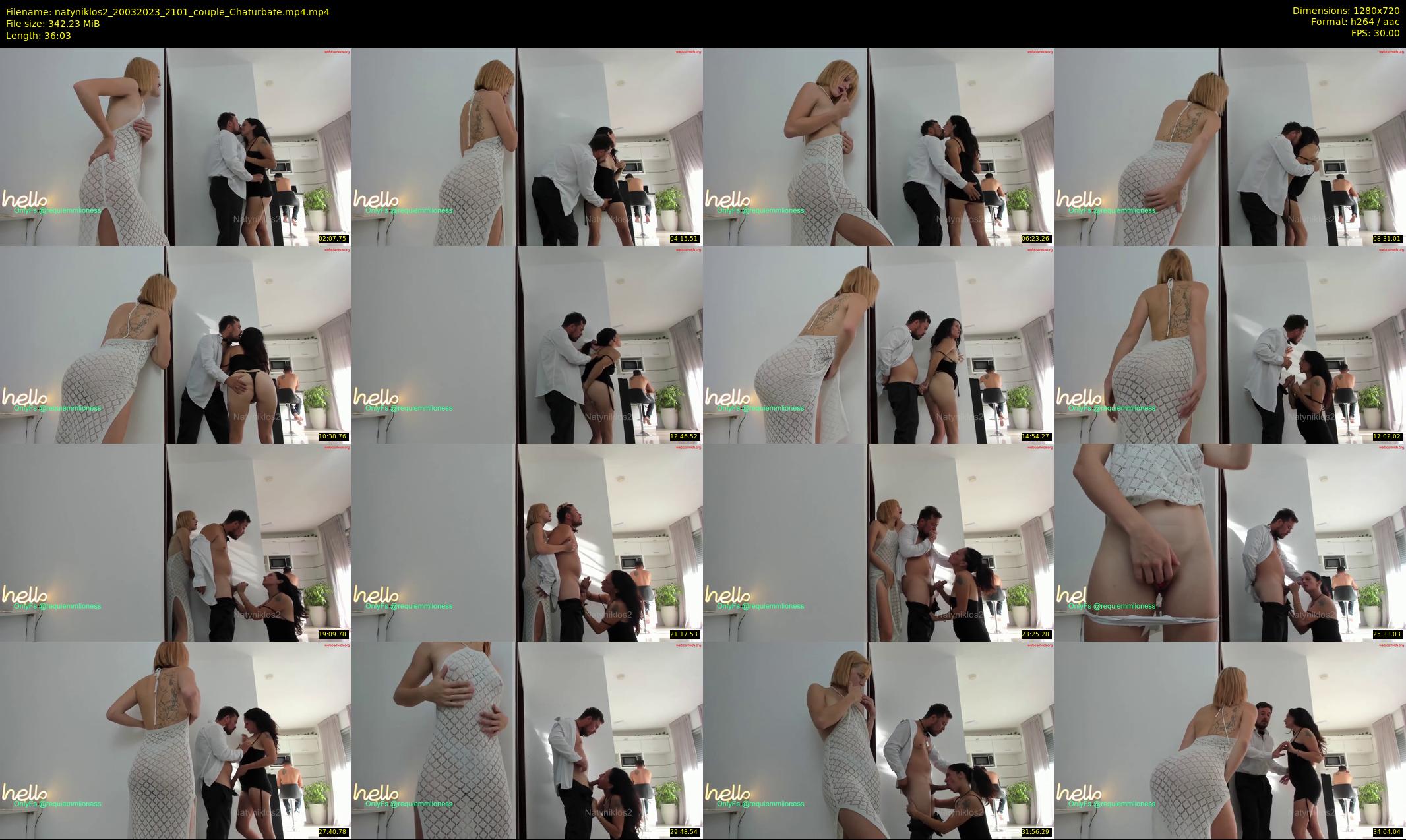 natyniklos2 — 37 minute Chaturbate couple cam show recording, 720p, Mar 20, 2023