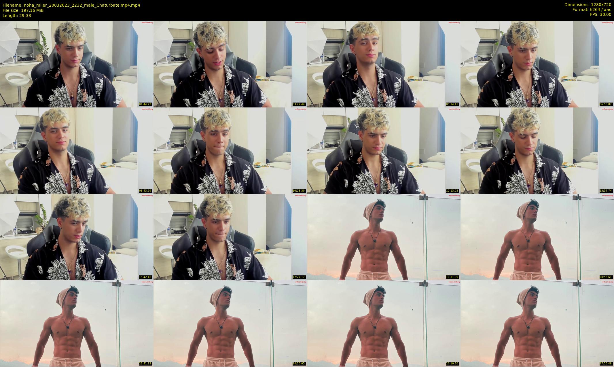 noha_miler — 30 minute Chaturbate male cam show recording, 720p, Mar 20, 2023