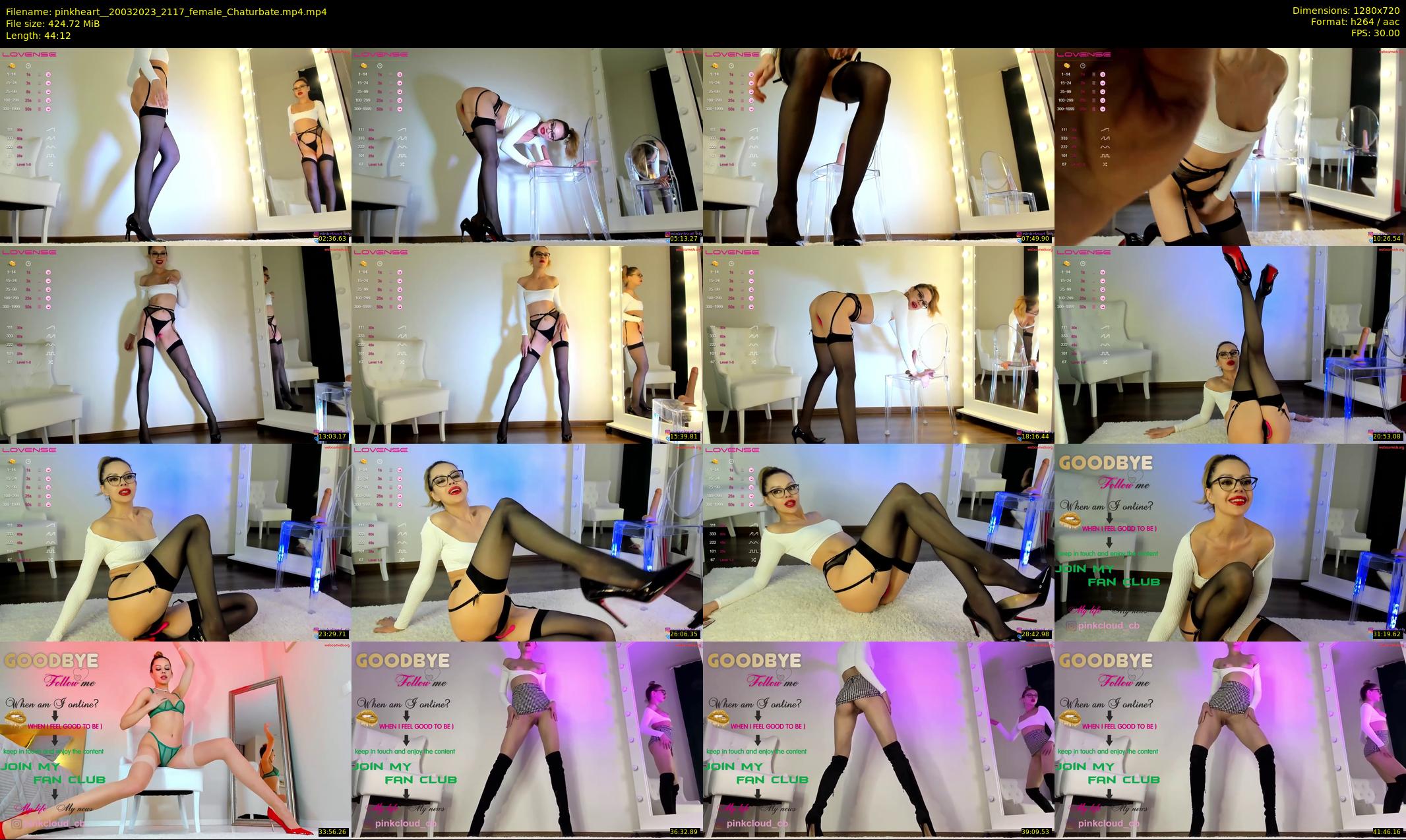 pinkheart_ — 45 minute Chaturbate female cam show recording, 720p, Mar 20, 2023