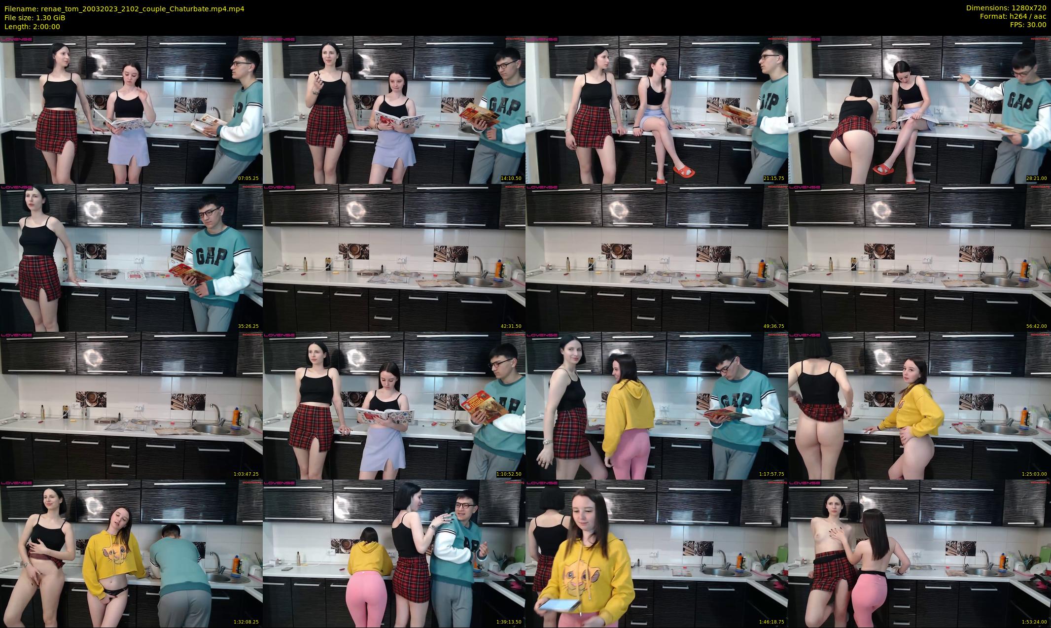renae_tom — 120 minute Chaturbate couple cam show recording, 720p, Mar 20, 2023