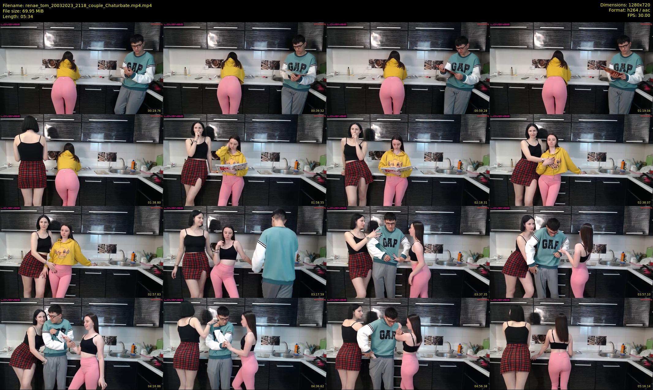 renae_tom — 6 minute Chaturbate couple cam show recording, 720p, Mar 20, 2023