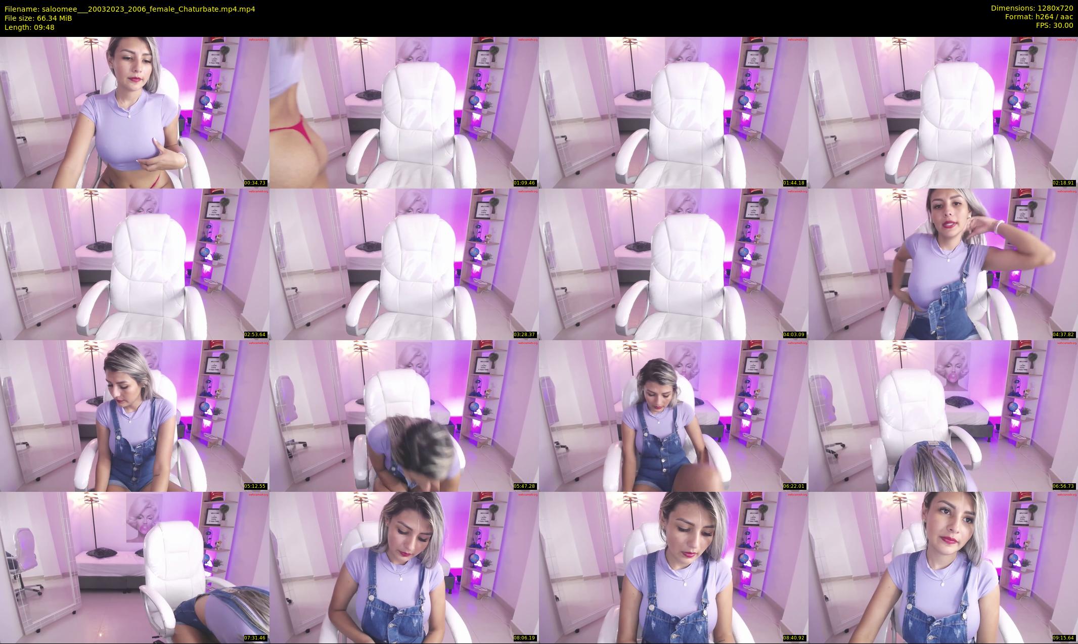 saloomee__ — 10 minute Chaturbate female cam show recording, 720p, Mar 20, 2023