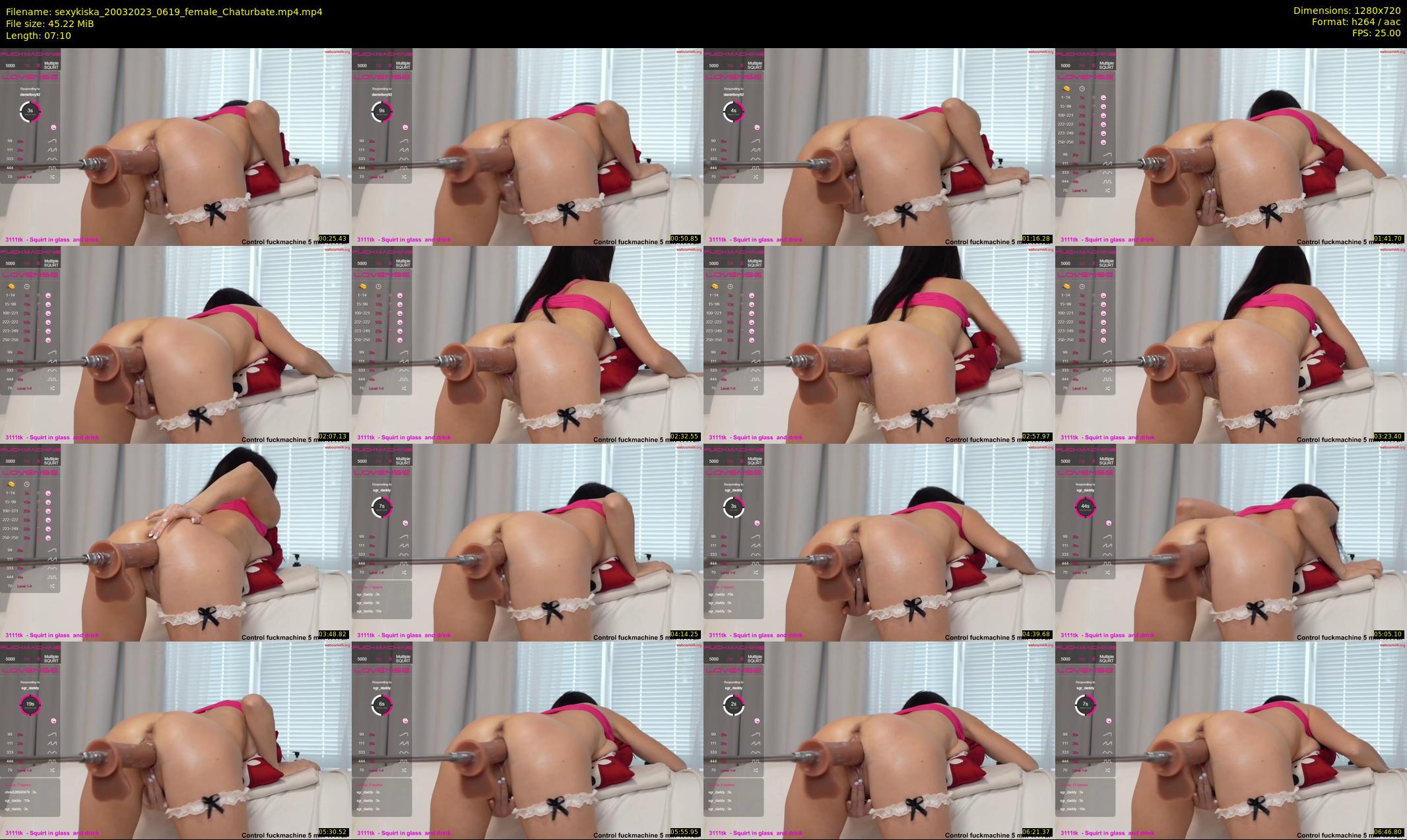 sexykiska — 8 minute Chaturbate female cam show recording, 720p, Mar 20, 2023