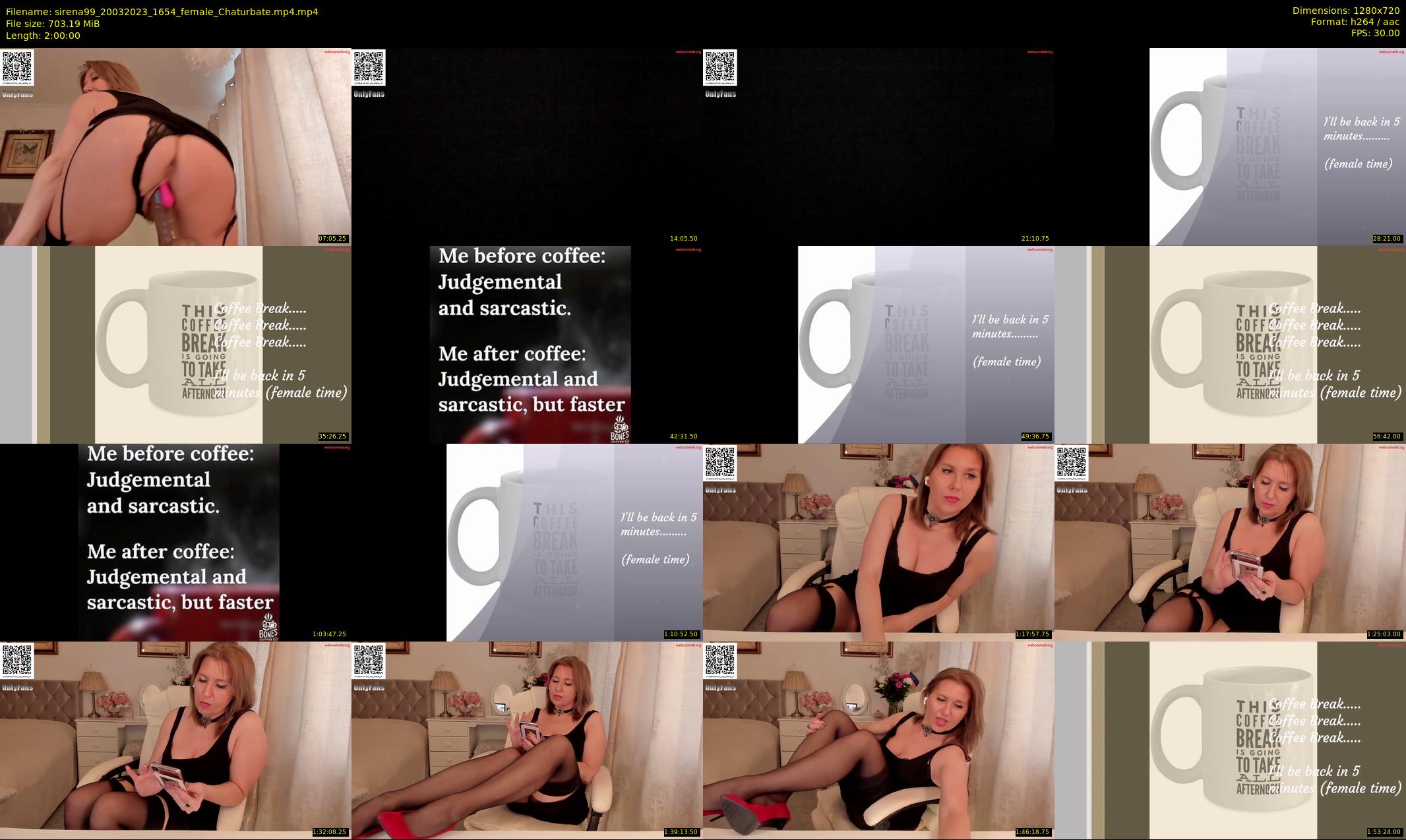 sirena99 — 120 minute Chaturbate female cam show recording, 720p, Mar 20, 2023