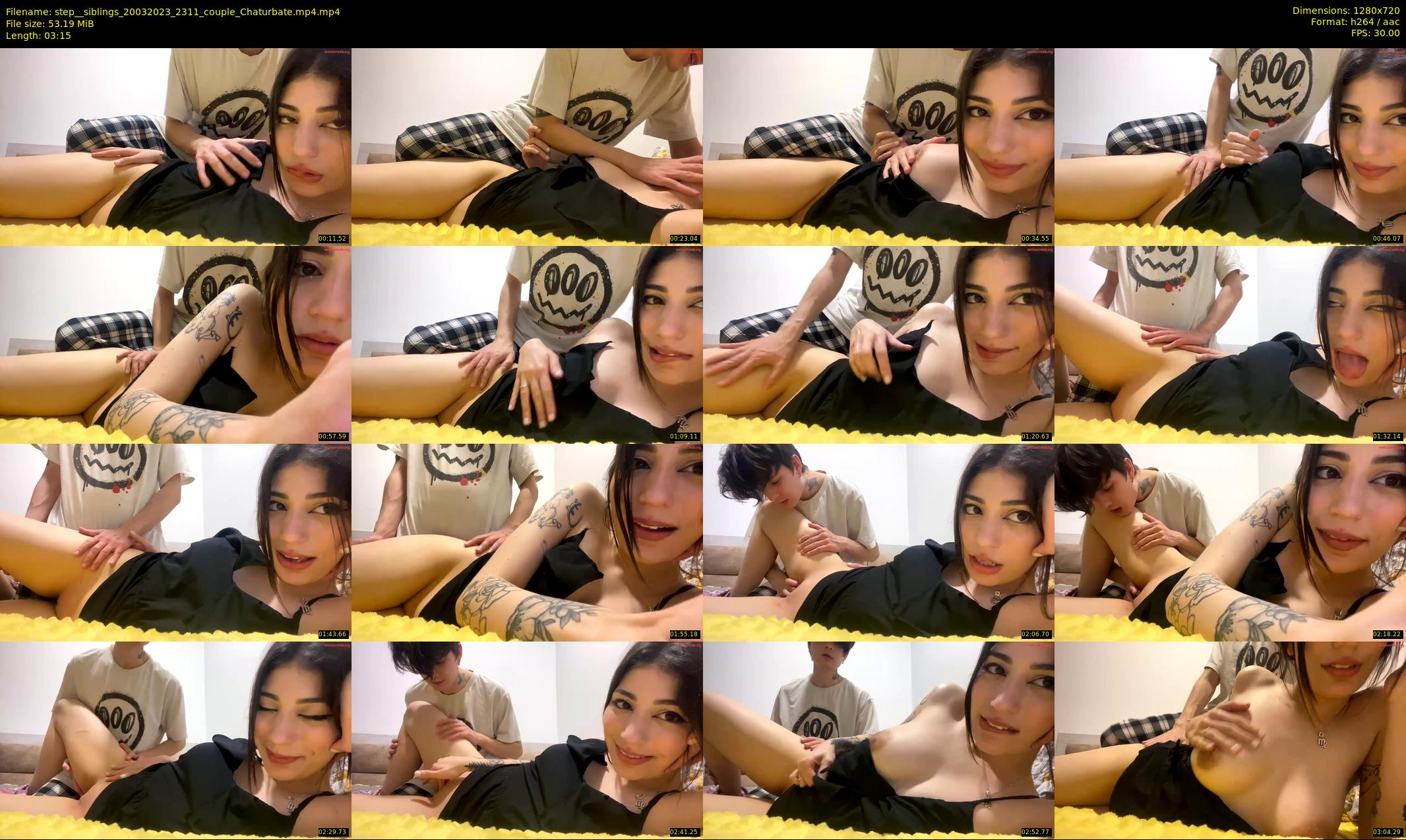 step__siblings — 4 minute Chaturbate couple cam show recording, 720p, Mar 20, 2023