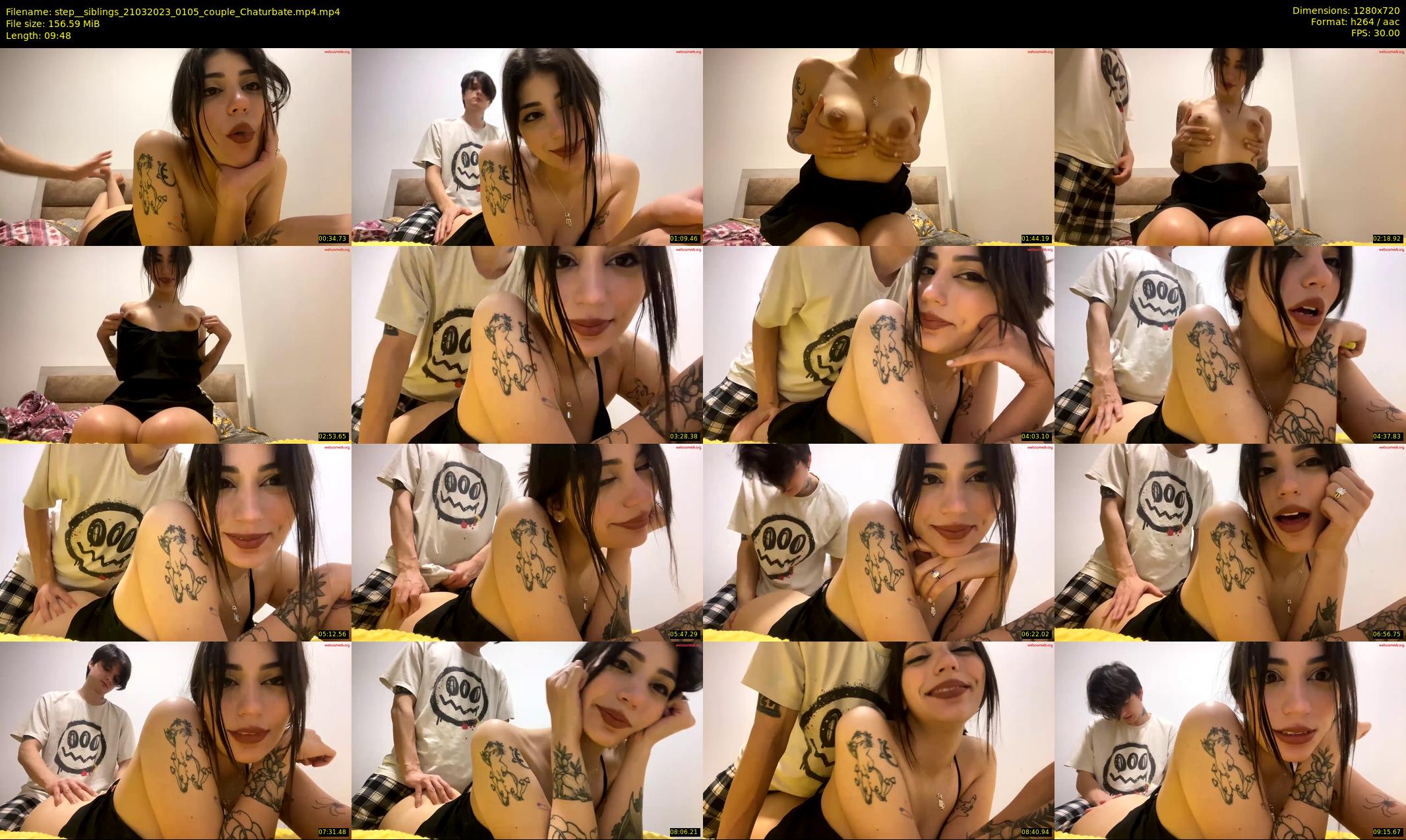 step__siblings — 10 minute Chaturbate couple cam show recording, 720p, Mar 21, 2023