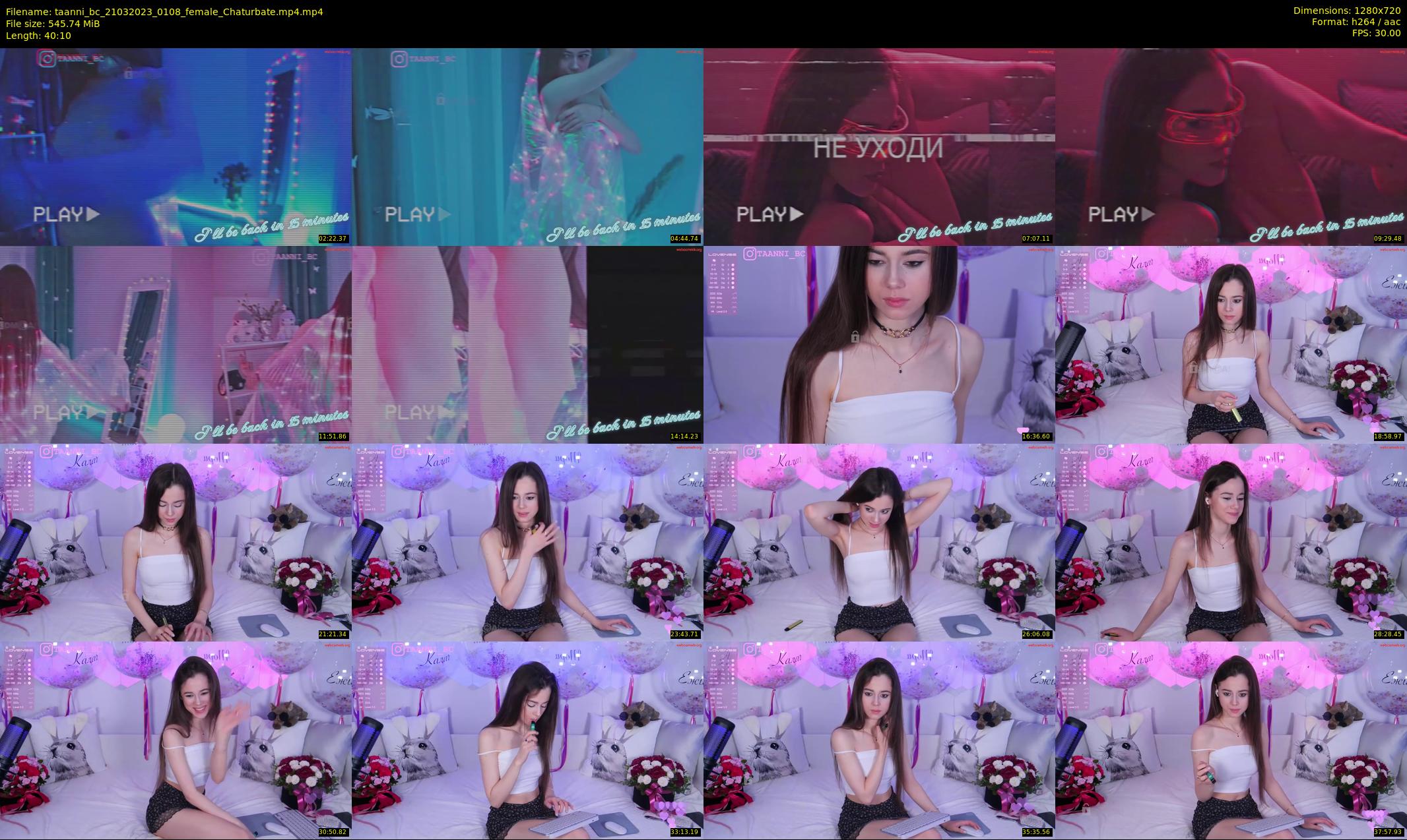 taanni_bc — 41 minute Chaturbate female cam show recording, 720p, Mar 21, 2023