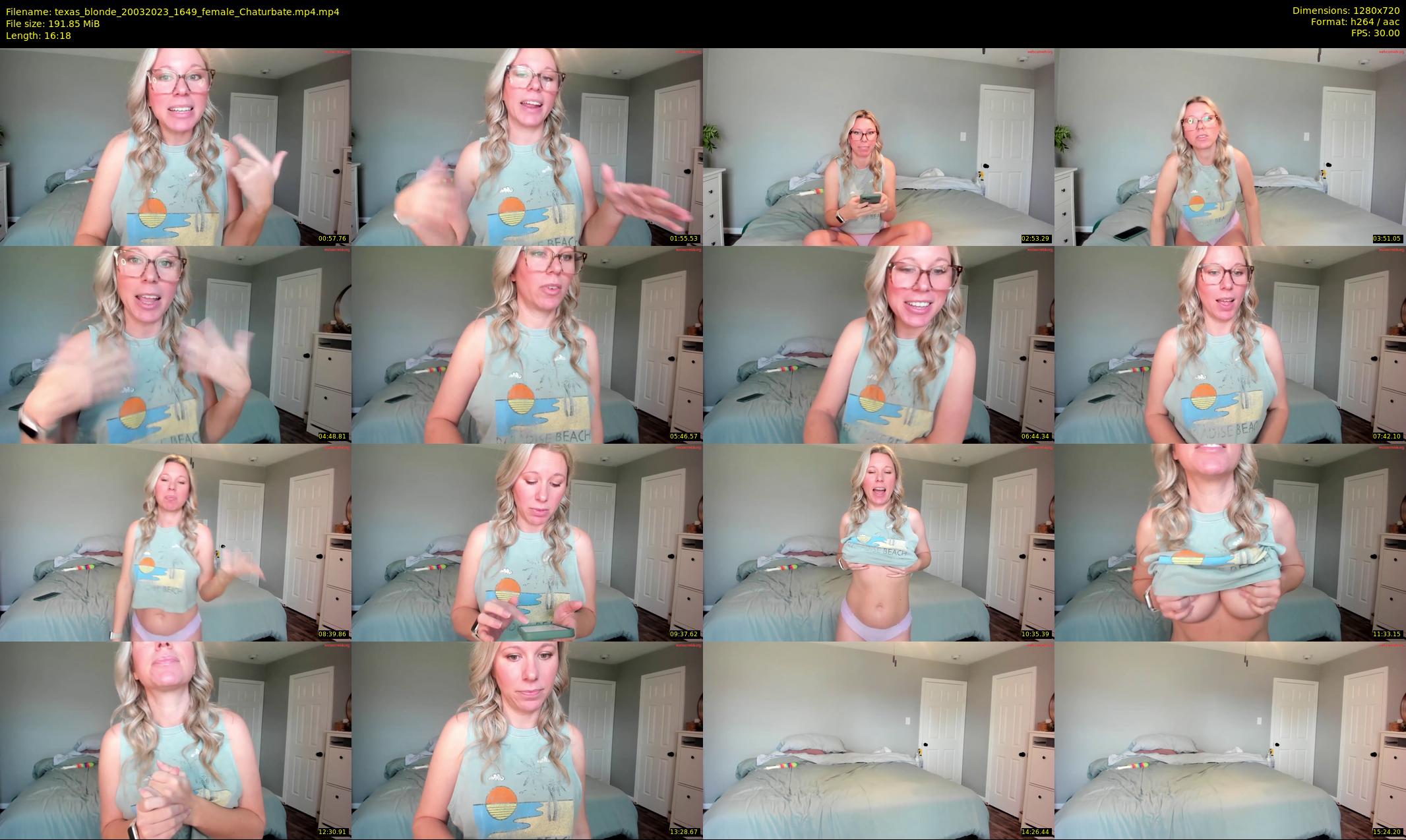 texas_blonde — 17 minute Chaturbate female cam show recording, 720p, Mar 20, 2023
