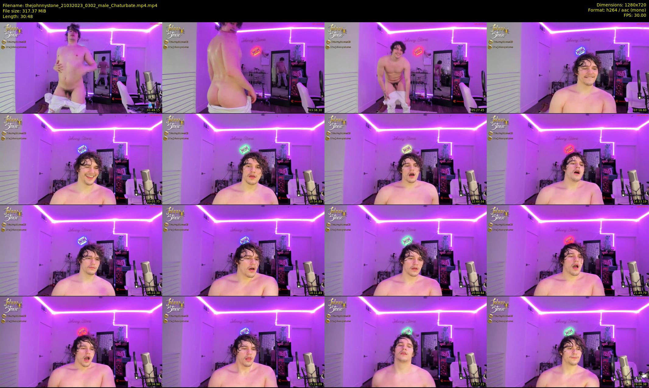 thejohnnystone — 31 minute Chaturbate male cam show recording, 720p, Mar 21, 2023