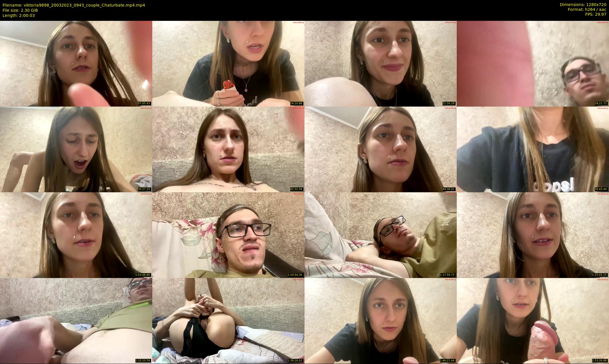 viktoria9898 — 121 minute Chaturbate couple cam show recording, 720p, Mar 20, 2023