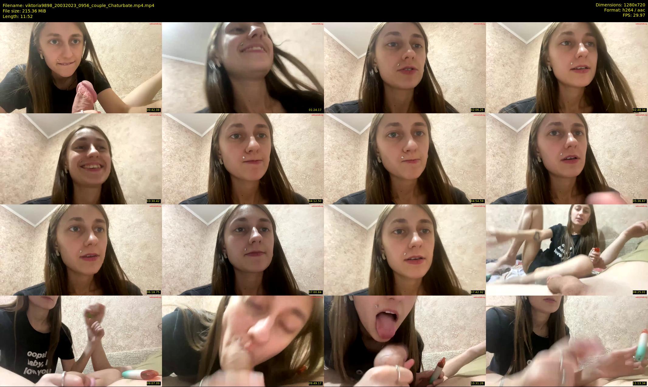 viktoria9898 — 12 minute Chaturbate couple cam show recording, 720p, Mar 20, 2023