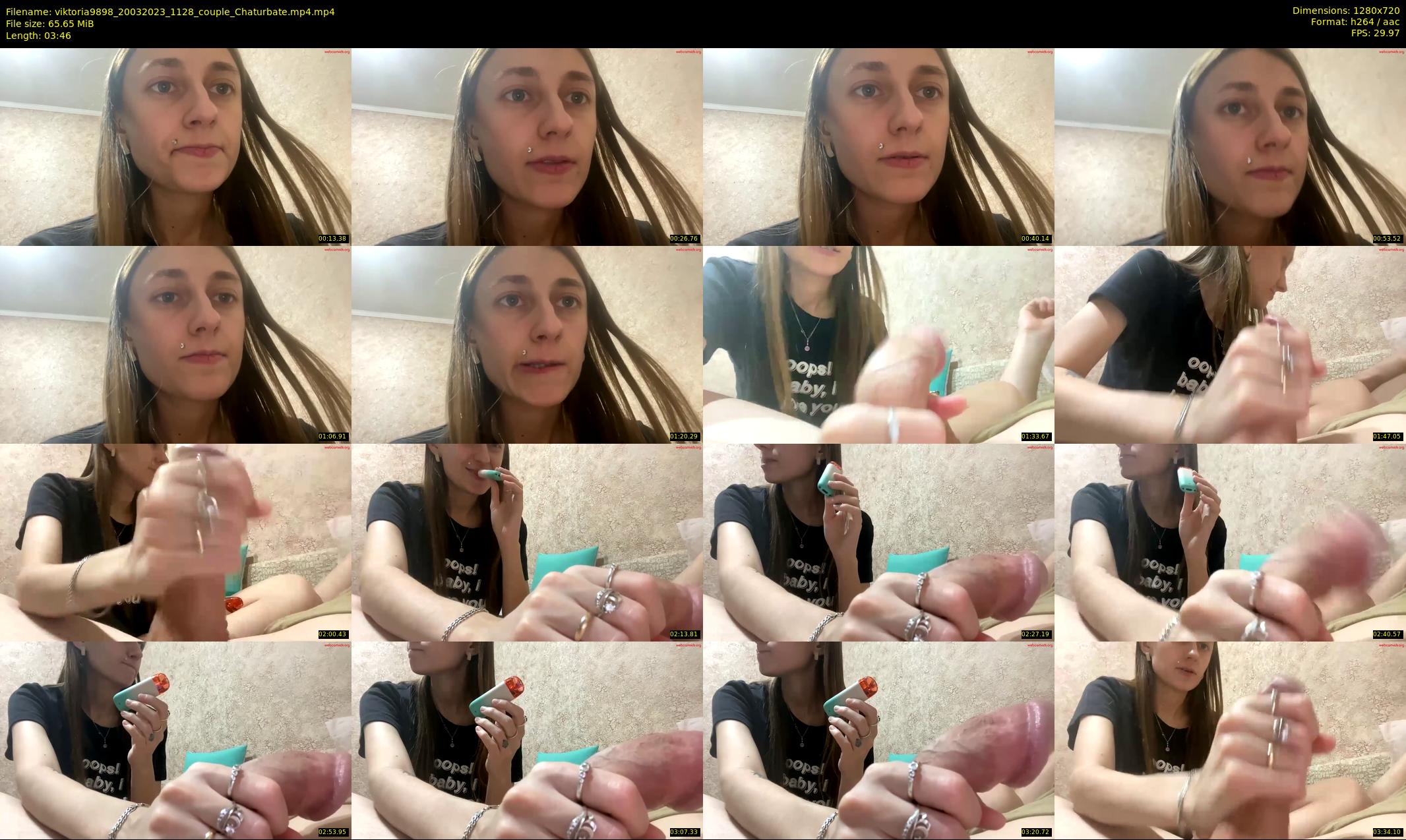 viktoria9898 — 4 minute Chaturbate couple cam show recording, 720p, Mar 20, 2023