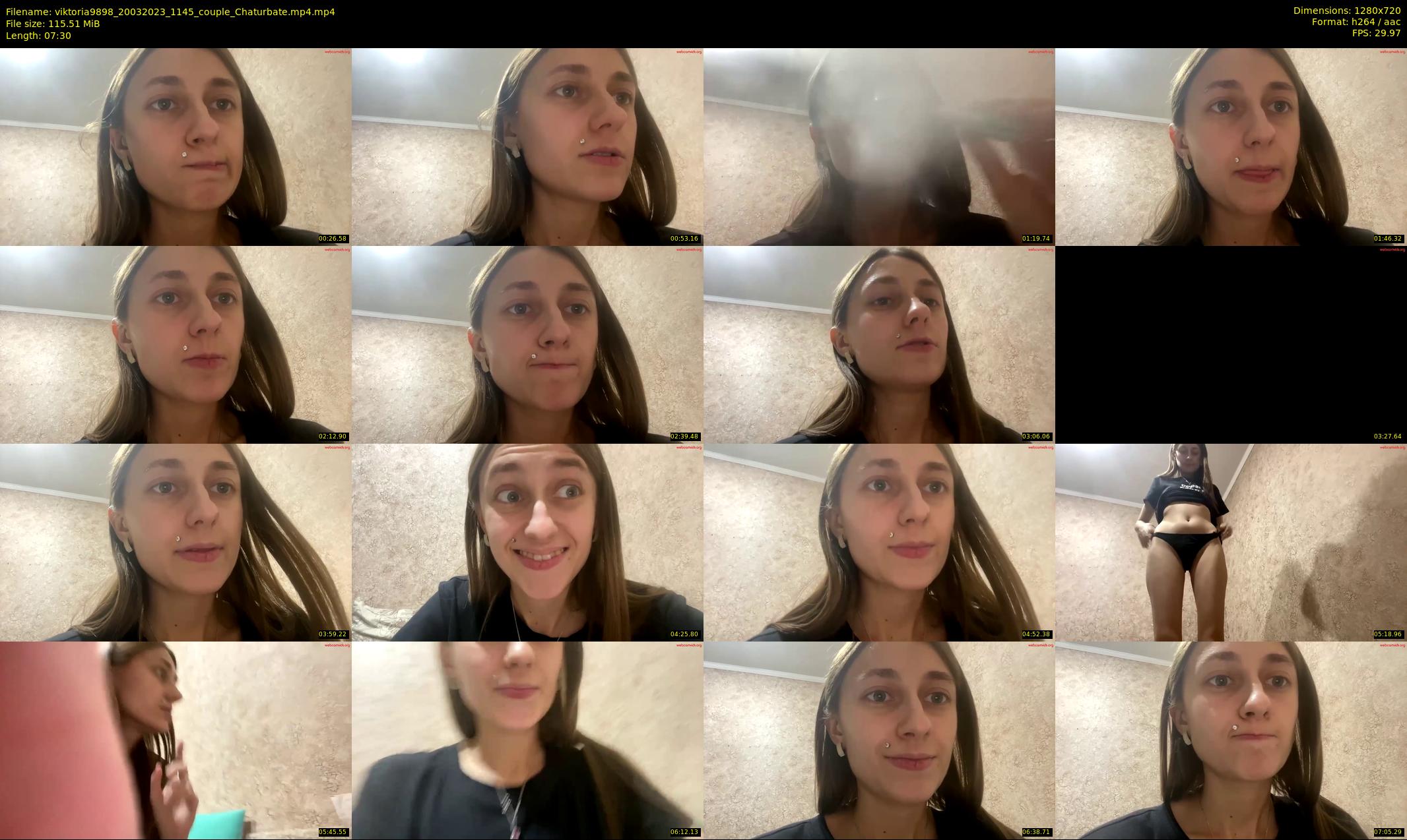 viktoria9898 — 8 minute Chaturbate couple cam show recording, 720p, Mar 20, 2023