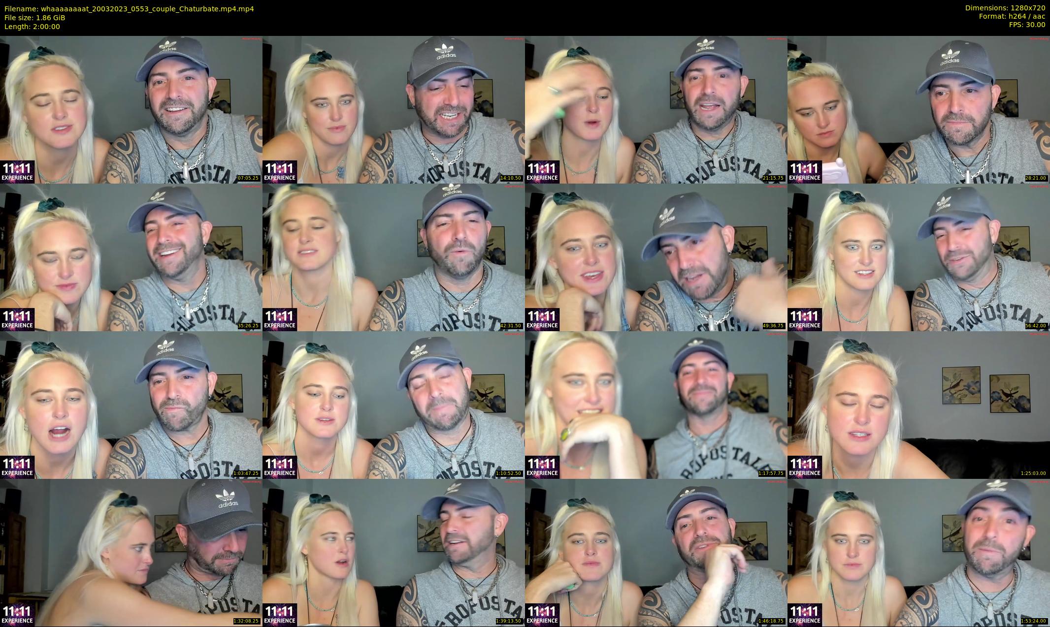 whaaaaaaaat — 120 minute Chaturbate couple cam show recording, 720p, Mar 20, 2023