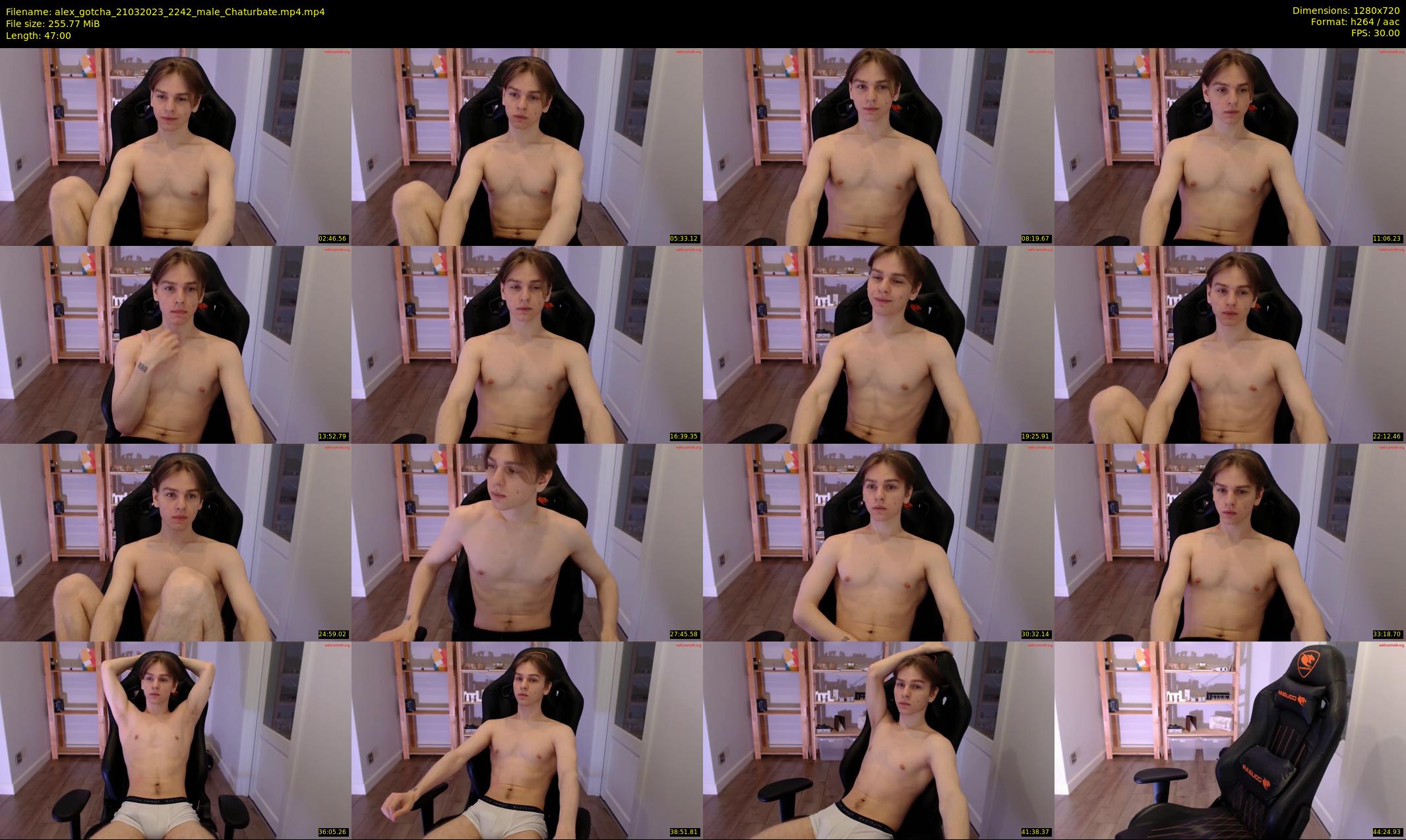 alex_gotcha — 47 minute Chaturbate male cam show recording, 720p, Mar 21, 2023