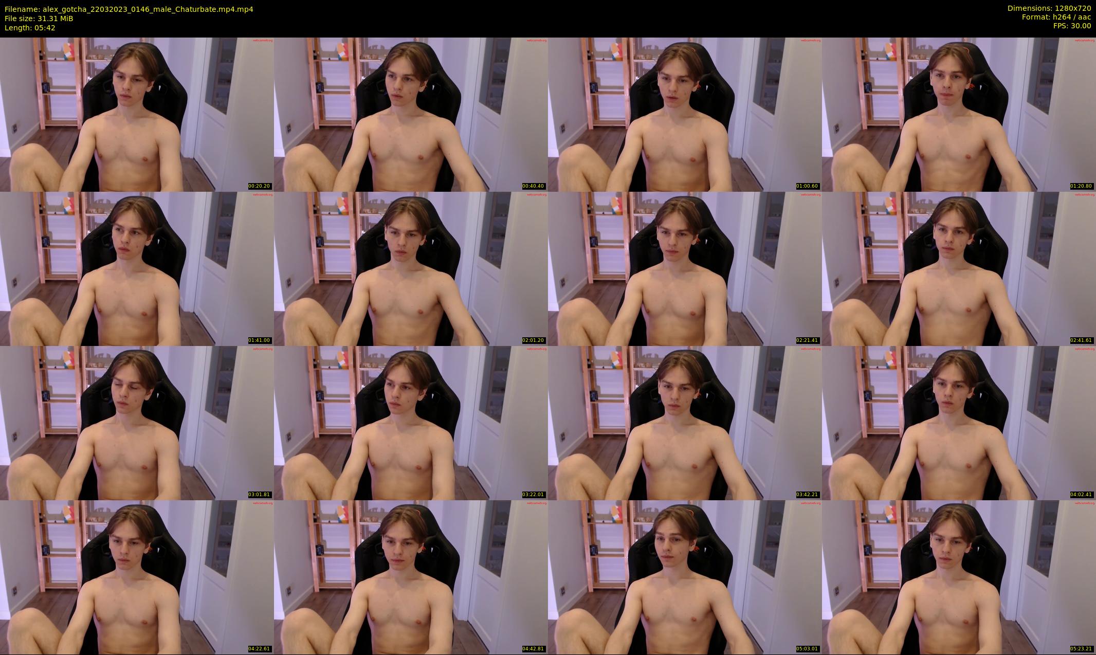 alex_gotcha — 6 minute Chaturbate male cam show recording, 720p, Mar 22, 2023